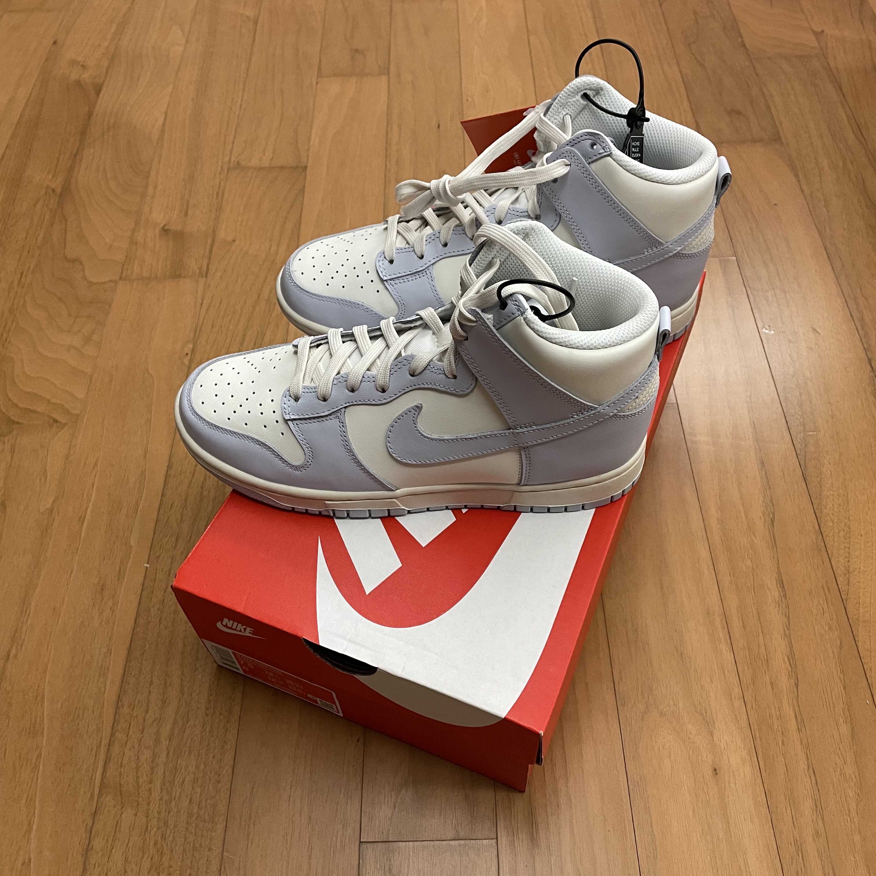 (W) Nike Dunk High Football Grey 착용 스타일