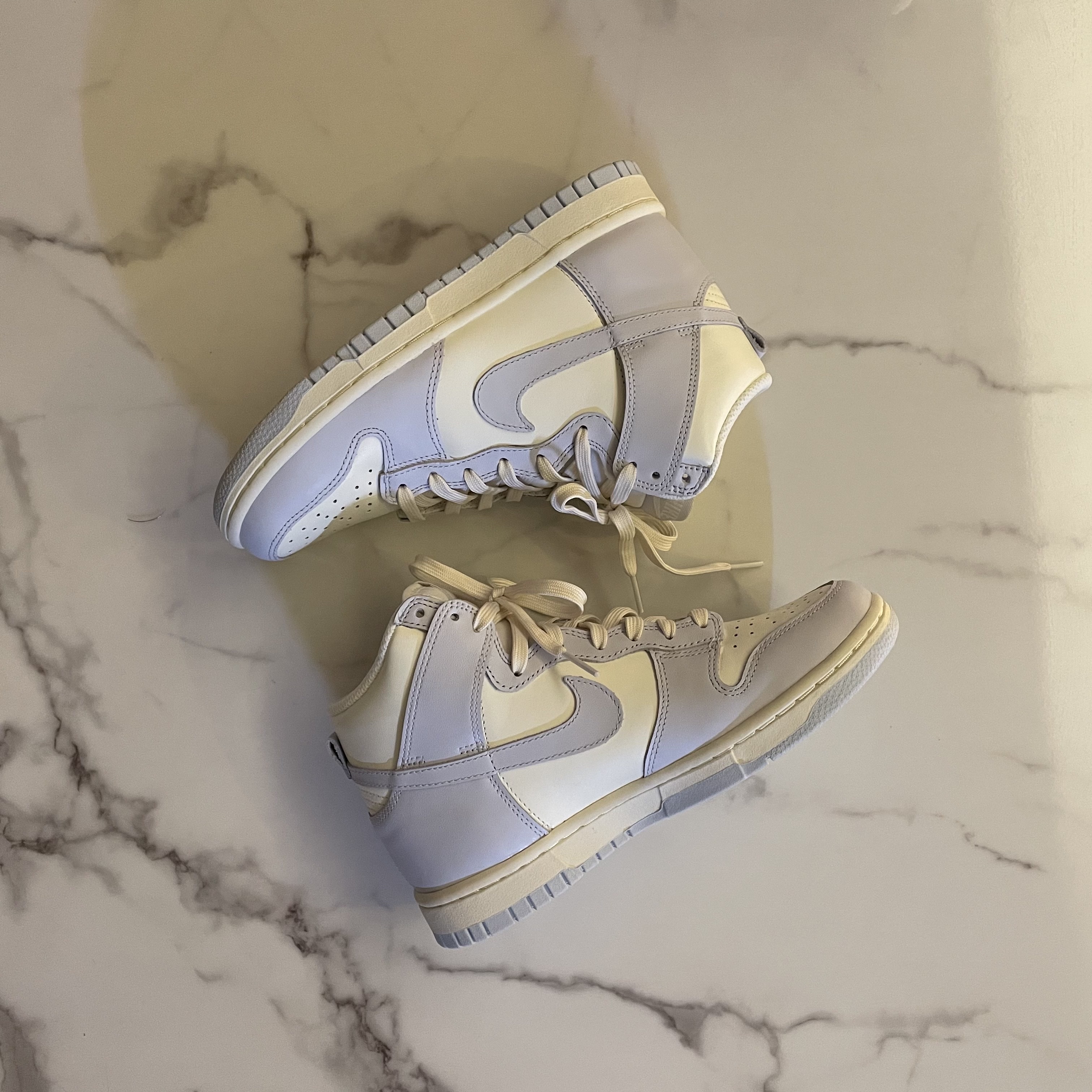 (W) Nike Dunk High Football Grey 착용 스타일