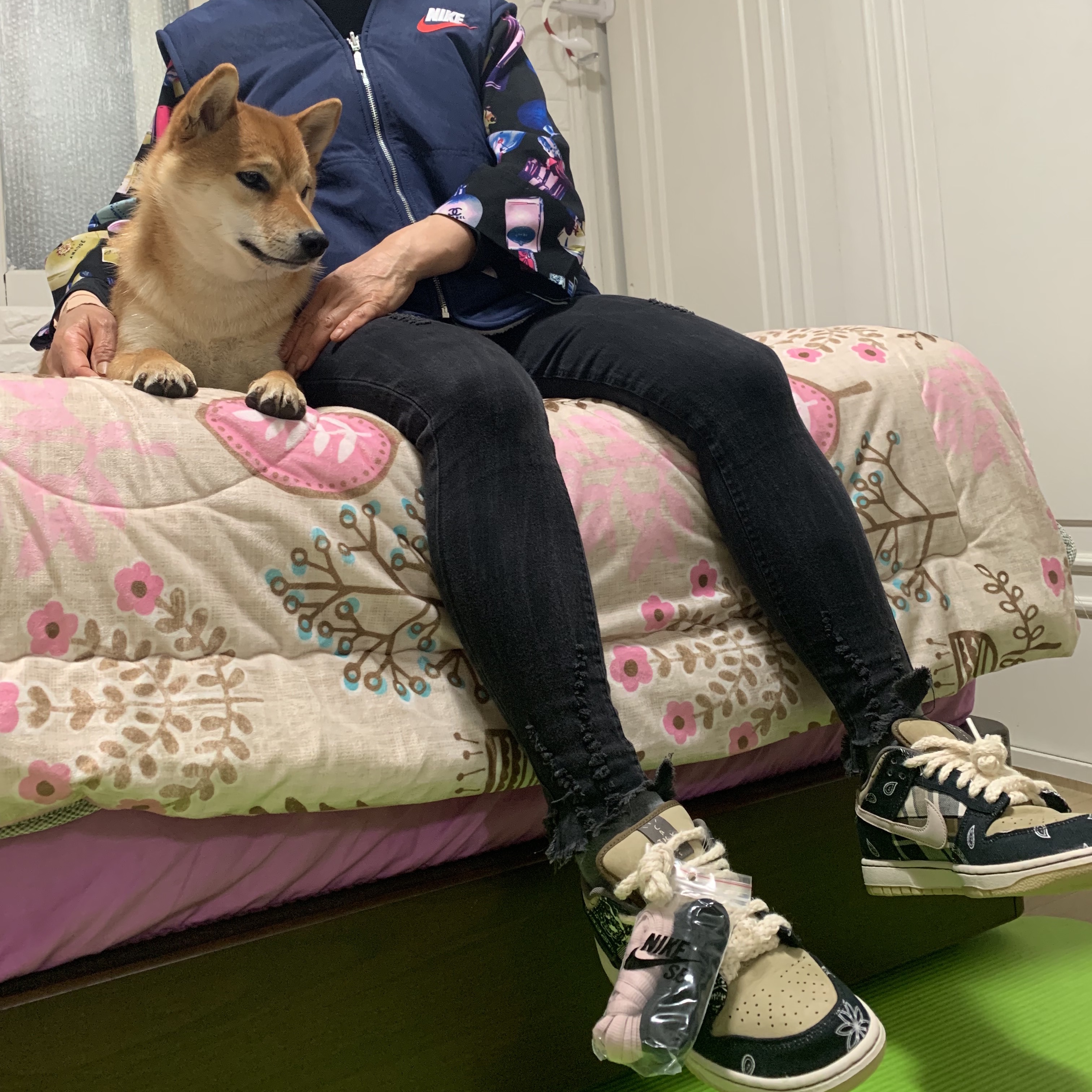 Nike x Travis Scott SB Dunk Low 착용 스타일
