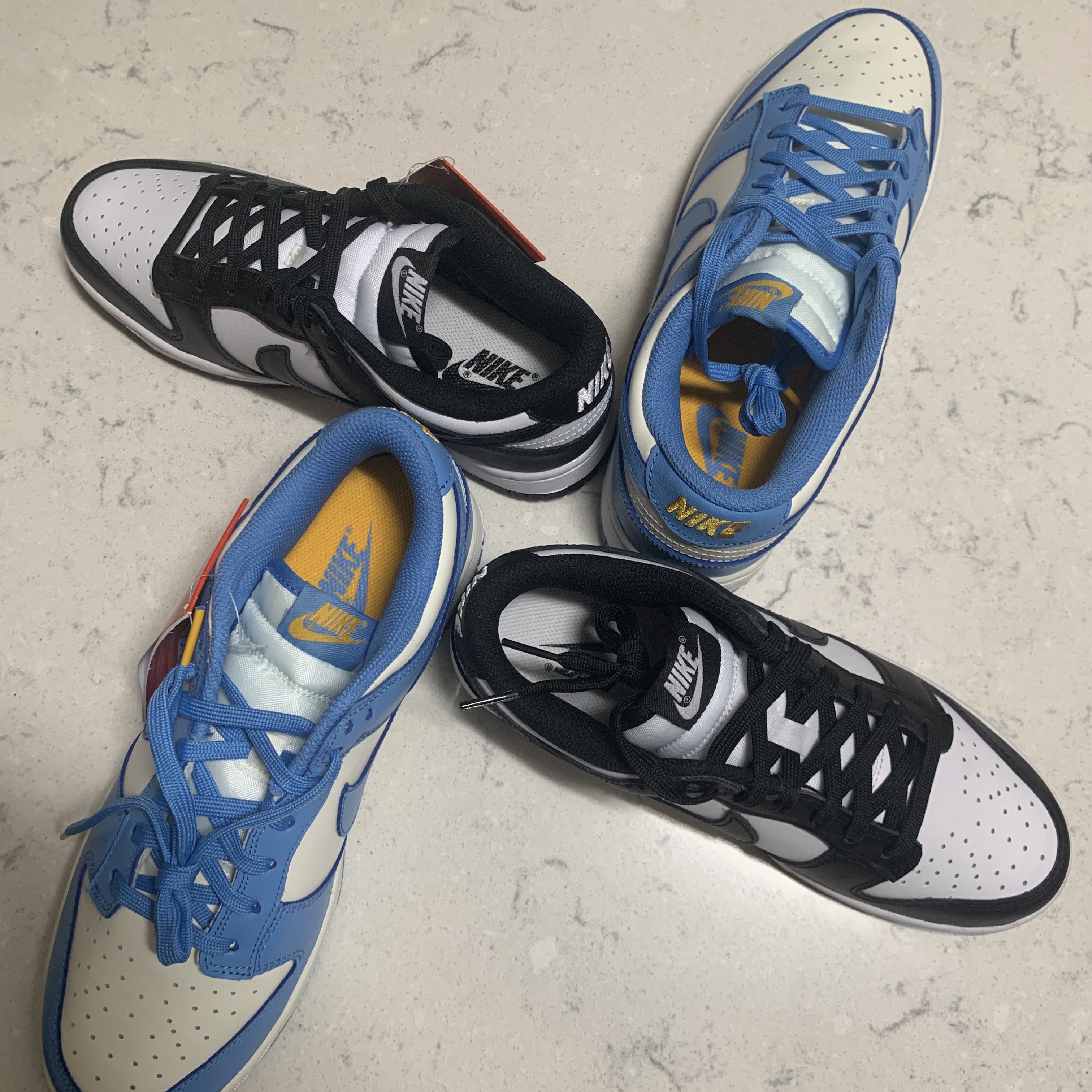 (W) Nike Dunk Low Black, (W) Nike Dunk Low Coast 착용 스타일 - 1