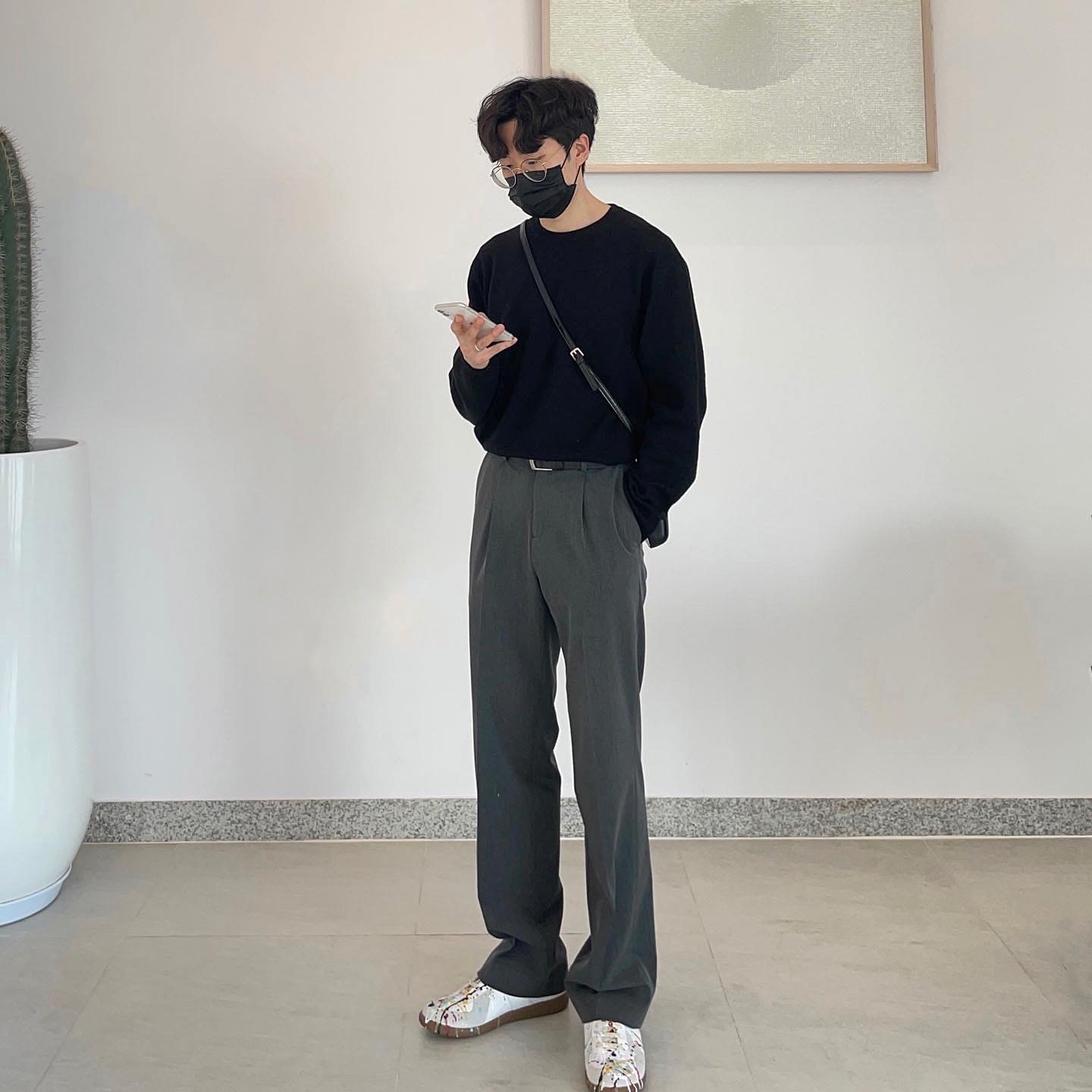 Maison Margiela Replica Paint Drop Sneakers 착용 스타일 - 1