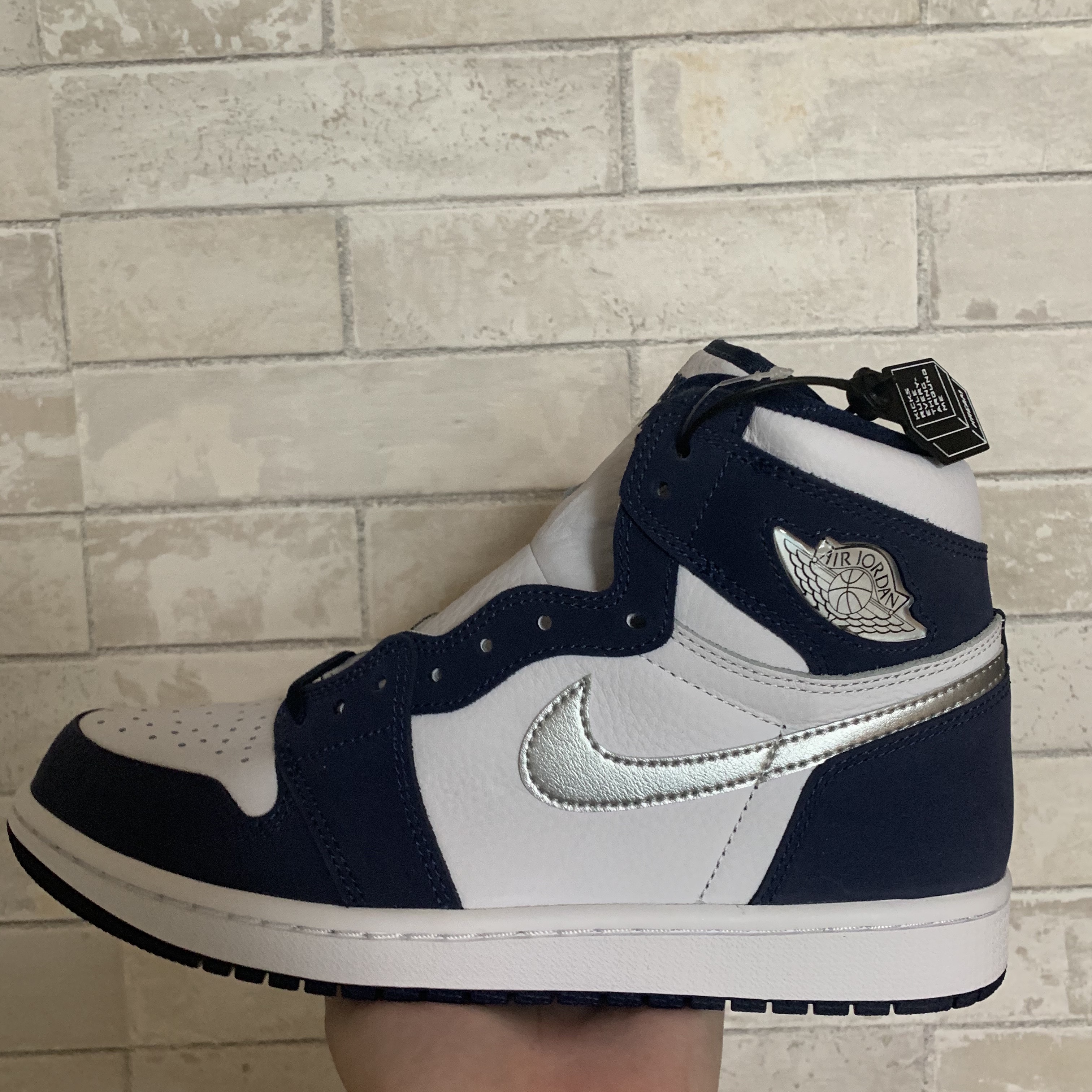 Jordan 1 Retro High OG CO.JP Midnight Navy 착용 스타일