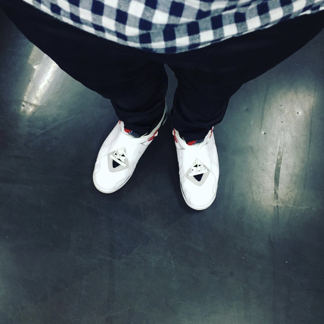 Jordan 8 Retro Bugs Bunny 2013 착용 스타일