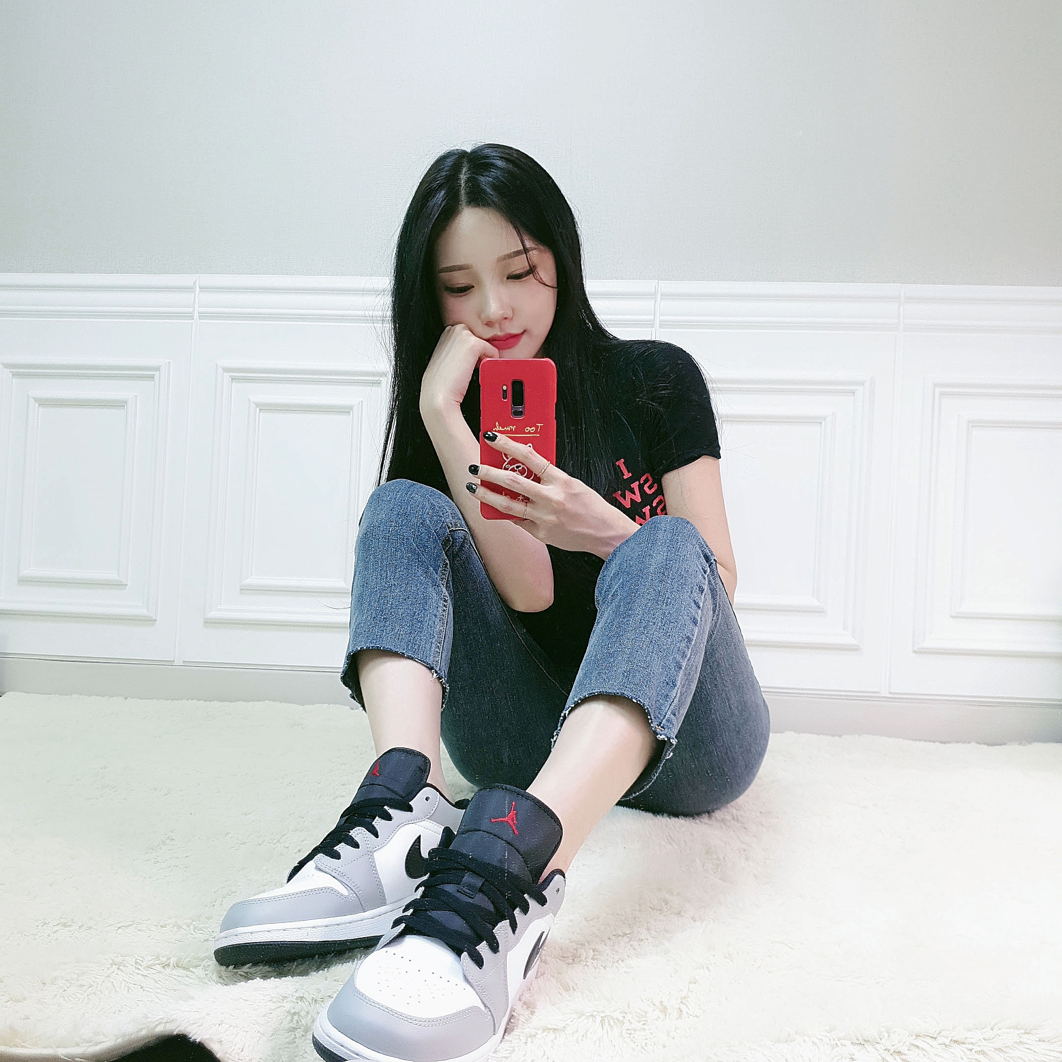 Jordan 1 Low Light Smoke Grey 착용 스타일 - 2