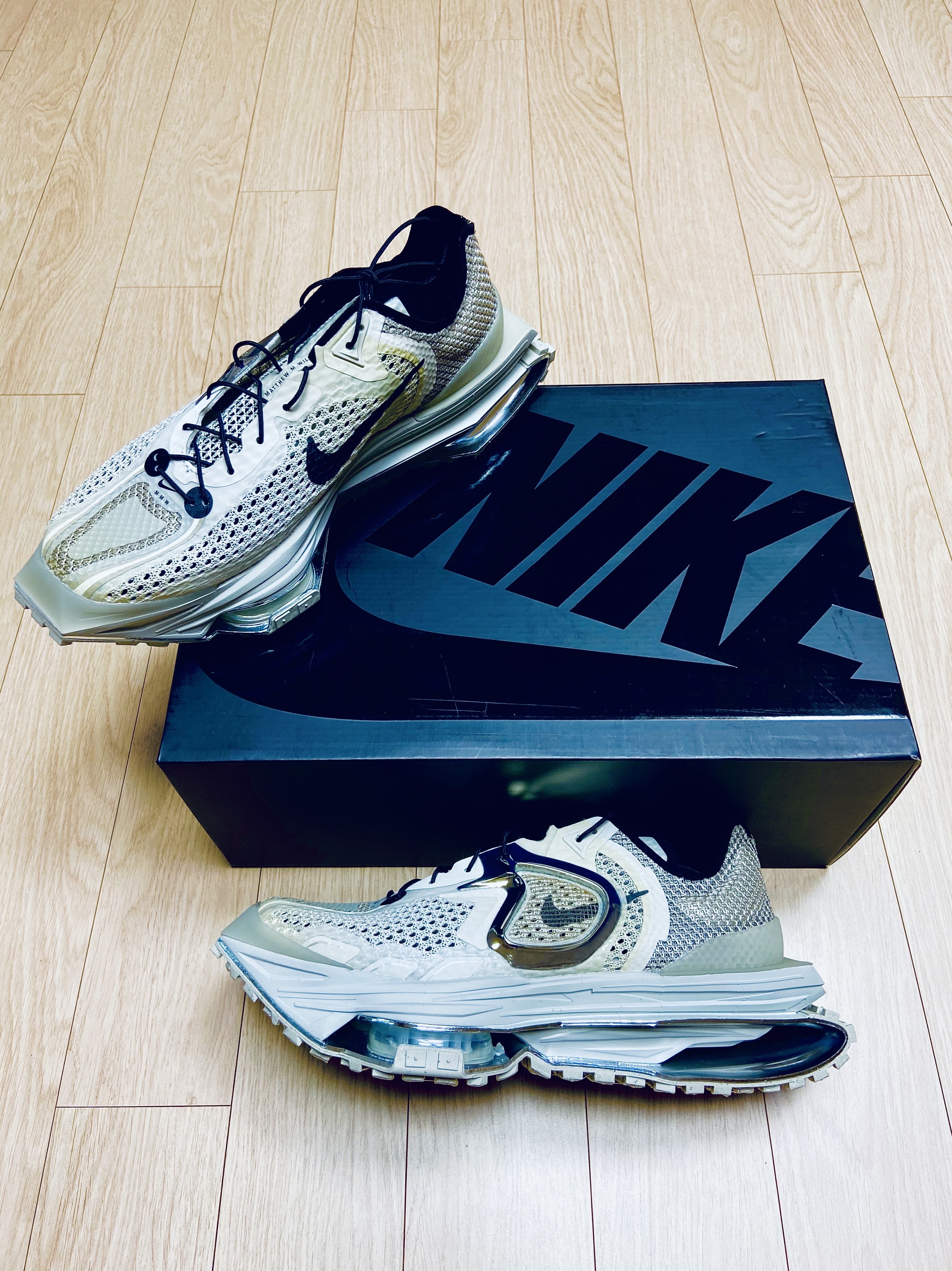 Nike x Matthew M Williams Zoom 004 Stone 착용 스타일 - 1
