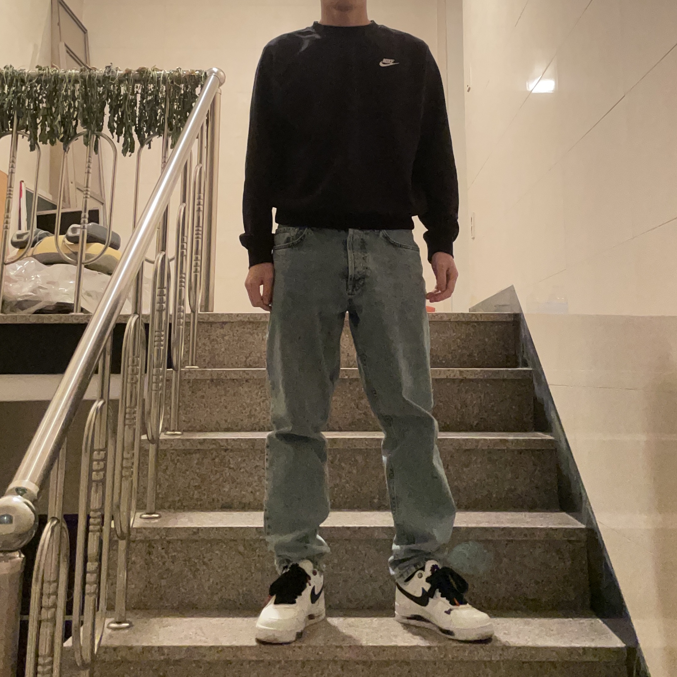 Nike x Peaceminusone Air Force 1 Low Para-Noise 2.0 착용 스타일