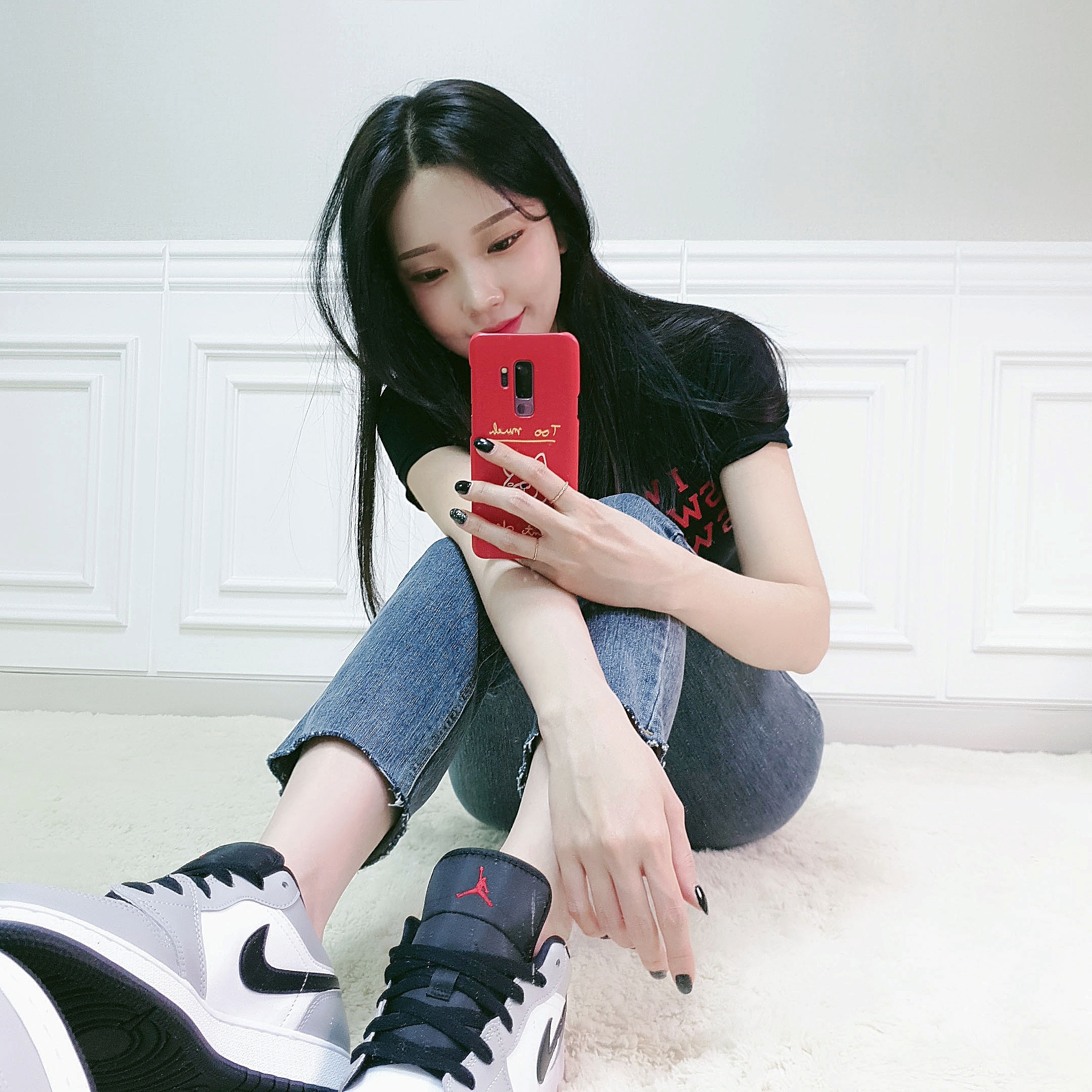 Jordan 1 Low Light Smoke Grey 착용 스타일 - 3