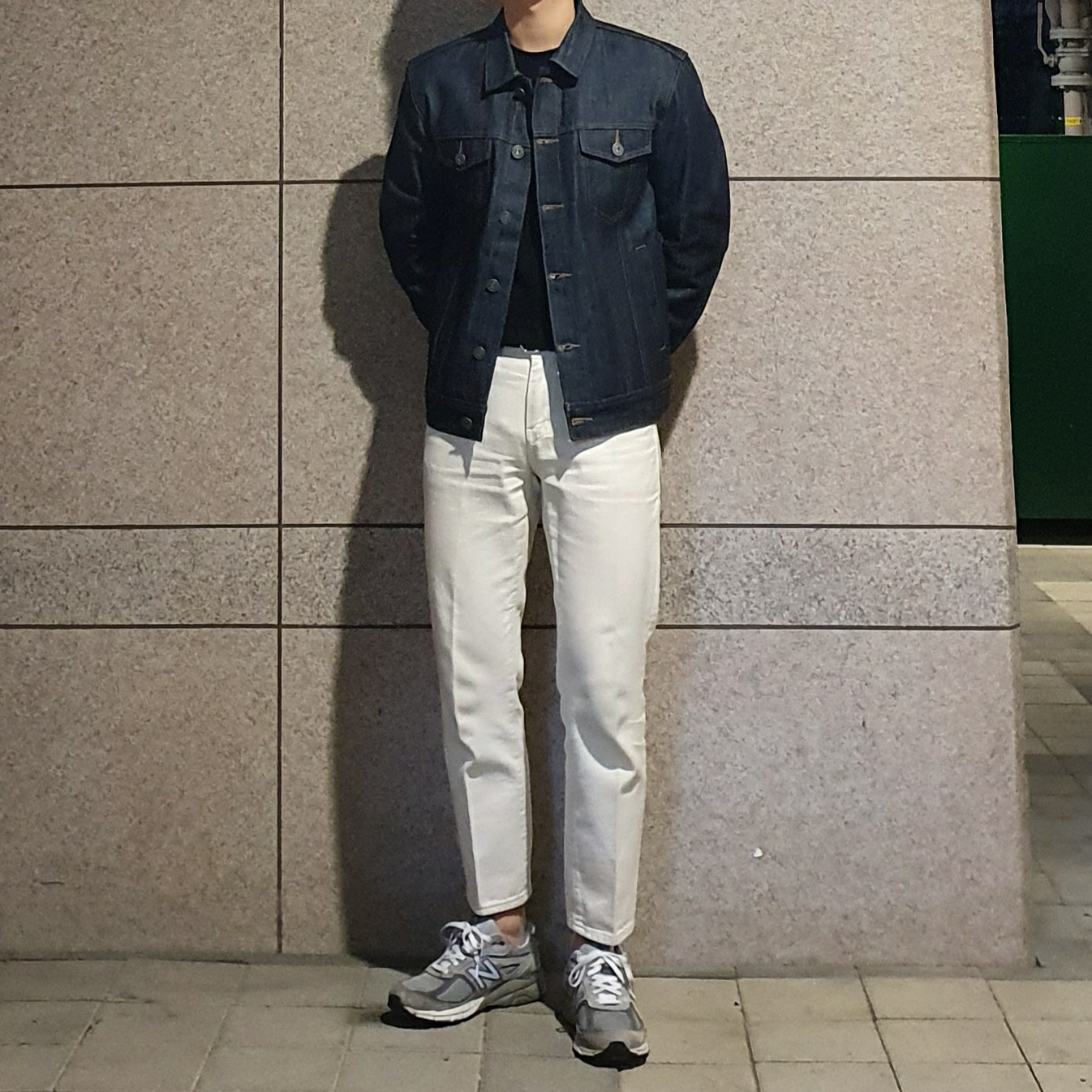 New Balance 990v4 Made in USA Grey - D Standard 착용 스타일