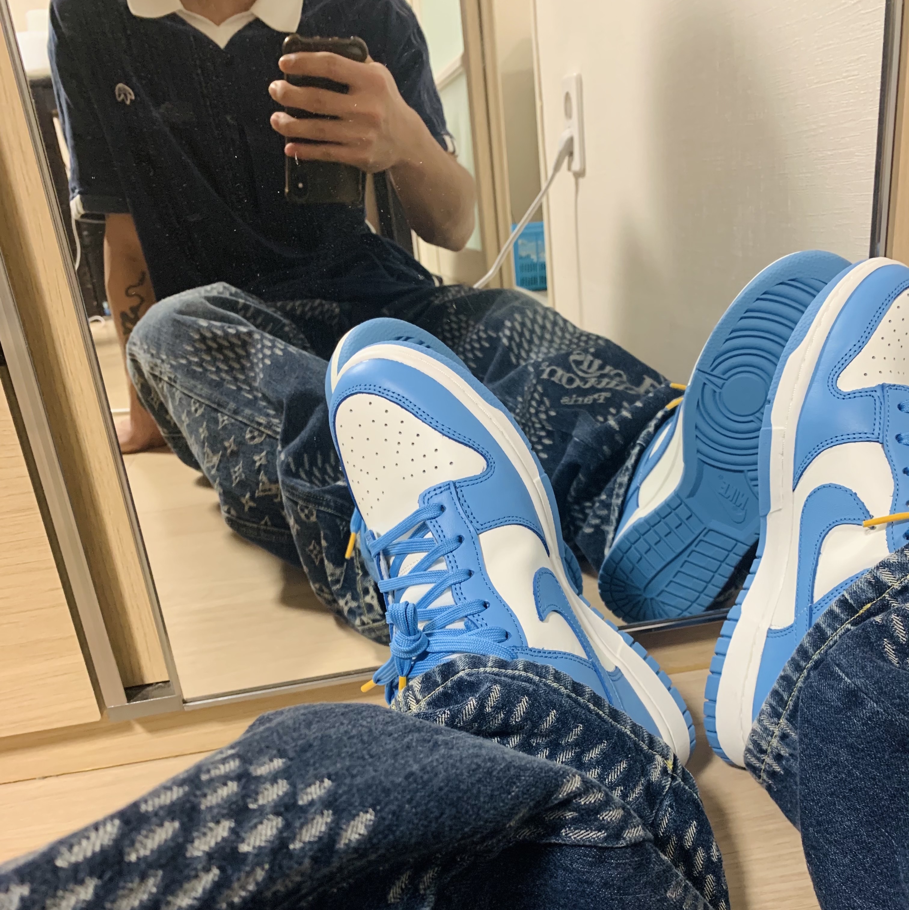 (W) Nike Dunk Low Coast 착용 스타일
