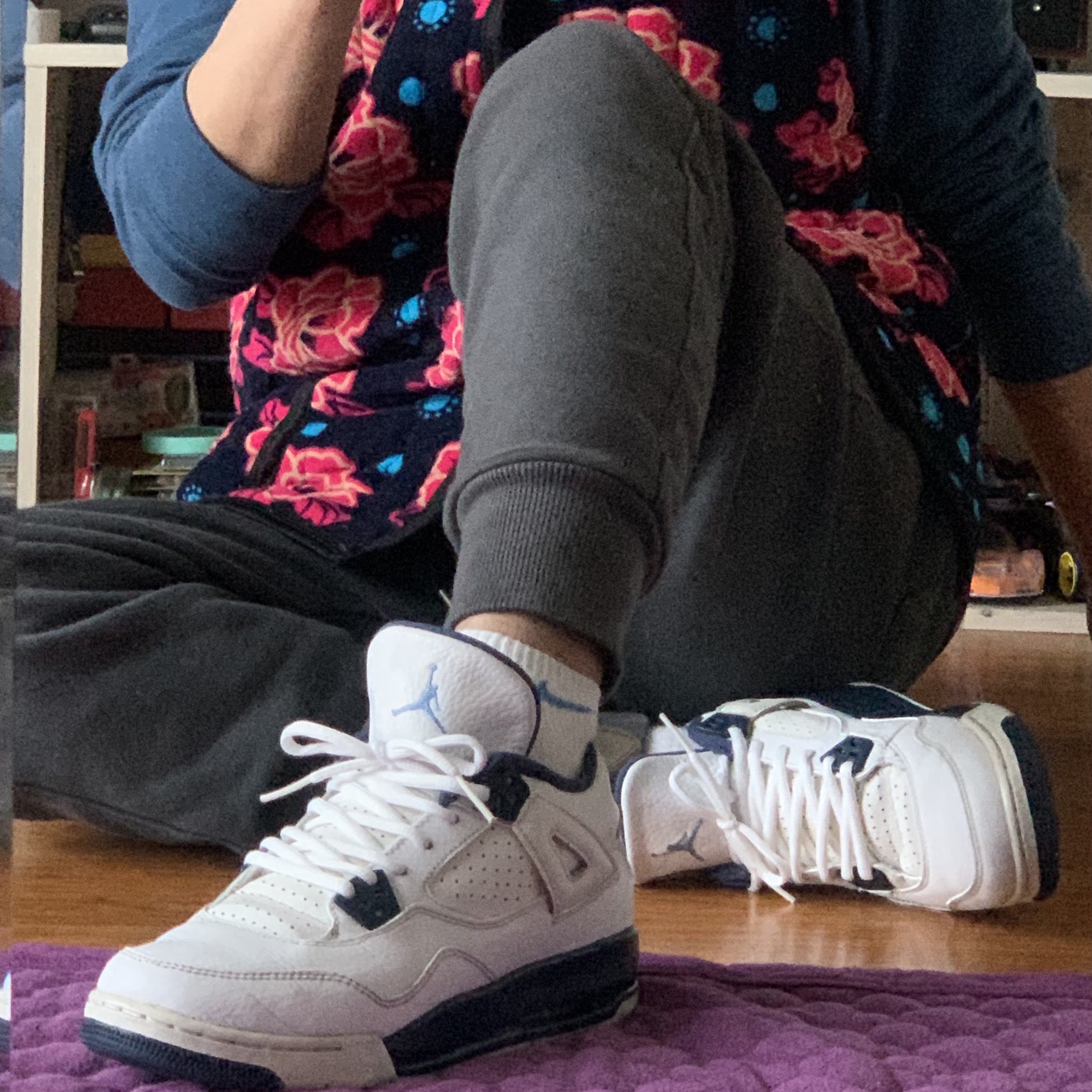 Jordan 4 Retro Columbia 2015 착용 스타일