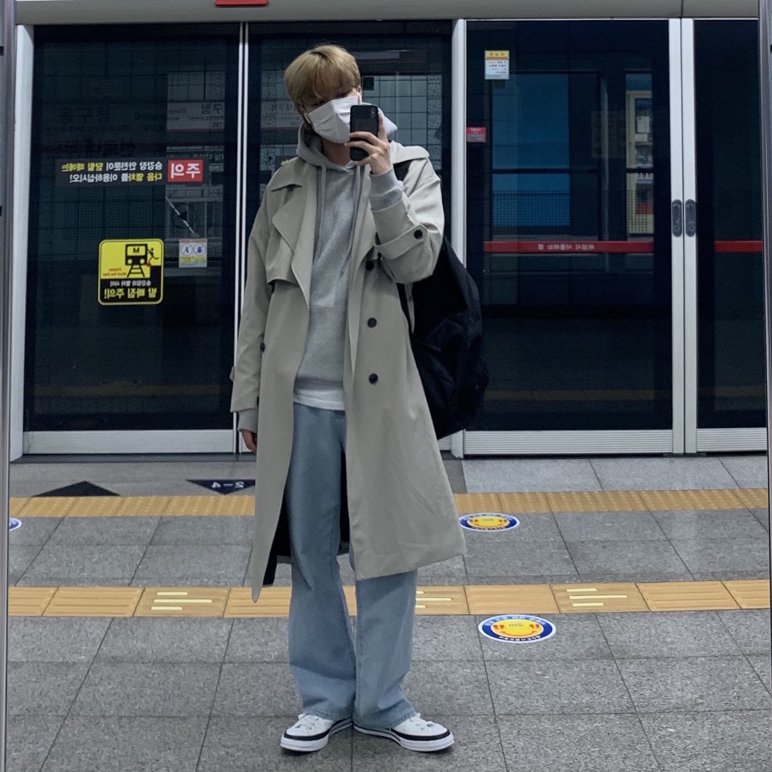 Converse x Moncler x Fragment Chuck 70 Ox White 착용 스타일