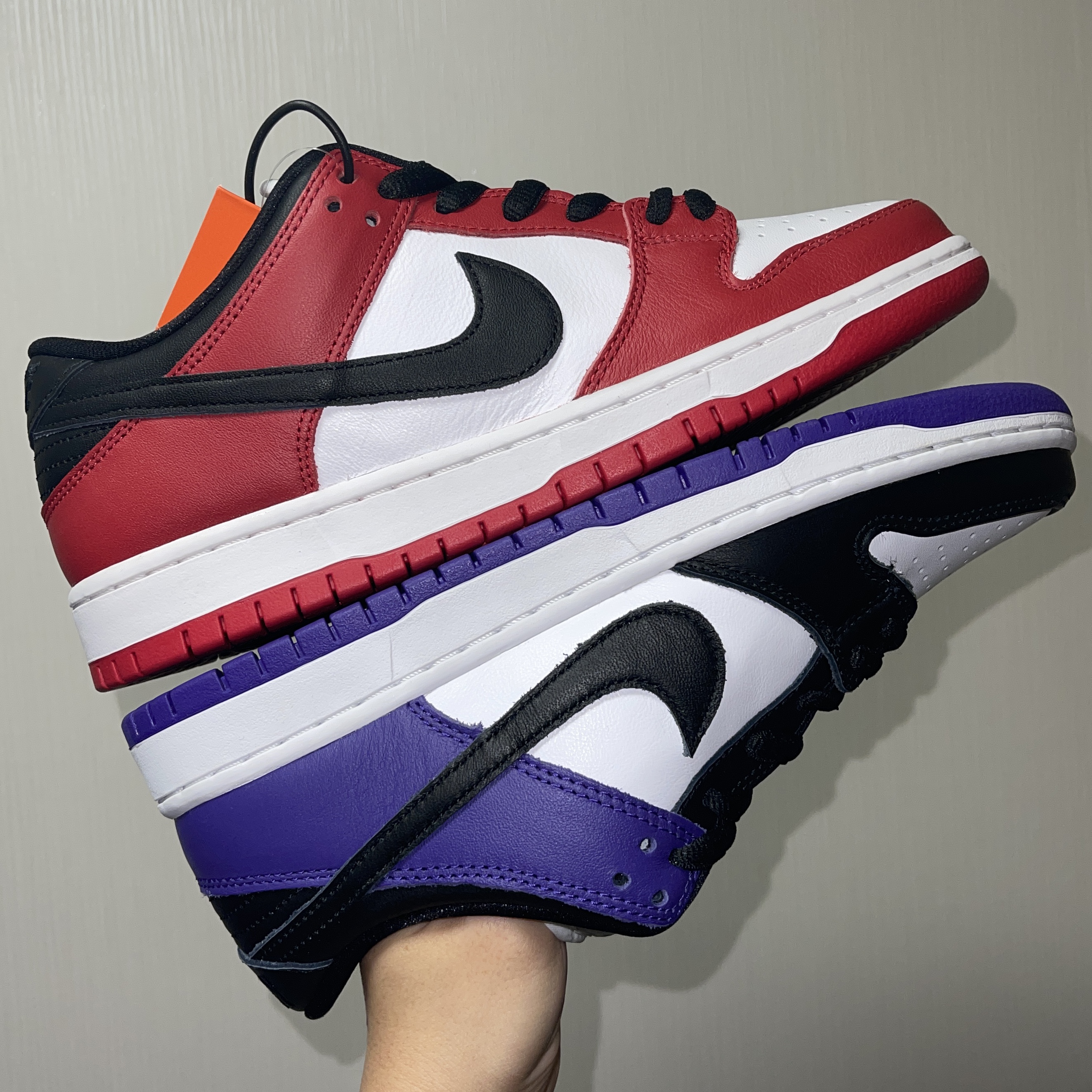 Nike SB Dunk Low Pro Chicago, Nike SB Dunk Low Pro Court Purple 착용 스타일 - 1