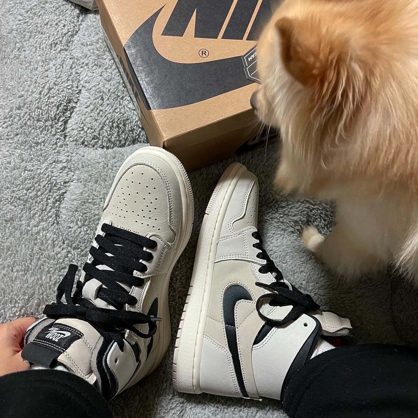 (W) Jordan 1 Zoom Air CMFT Summit Sail 착용 스타일 - 3