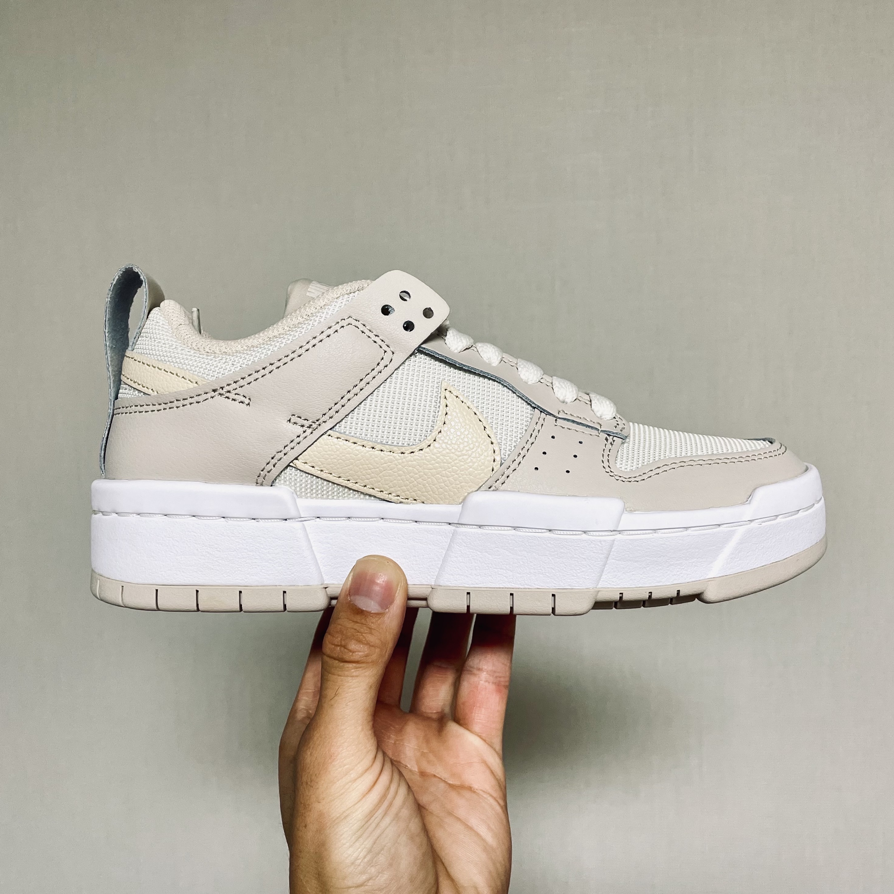 (W) Nike Dunk Low Disrupt Desert Sand 착용 스타일