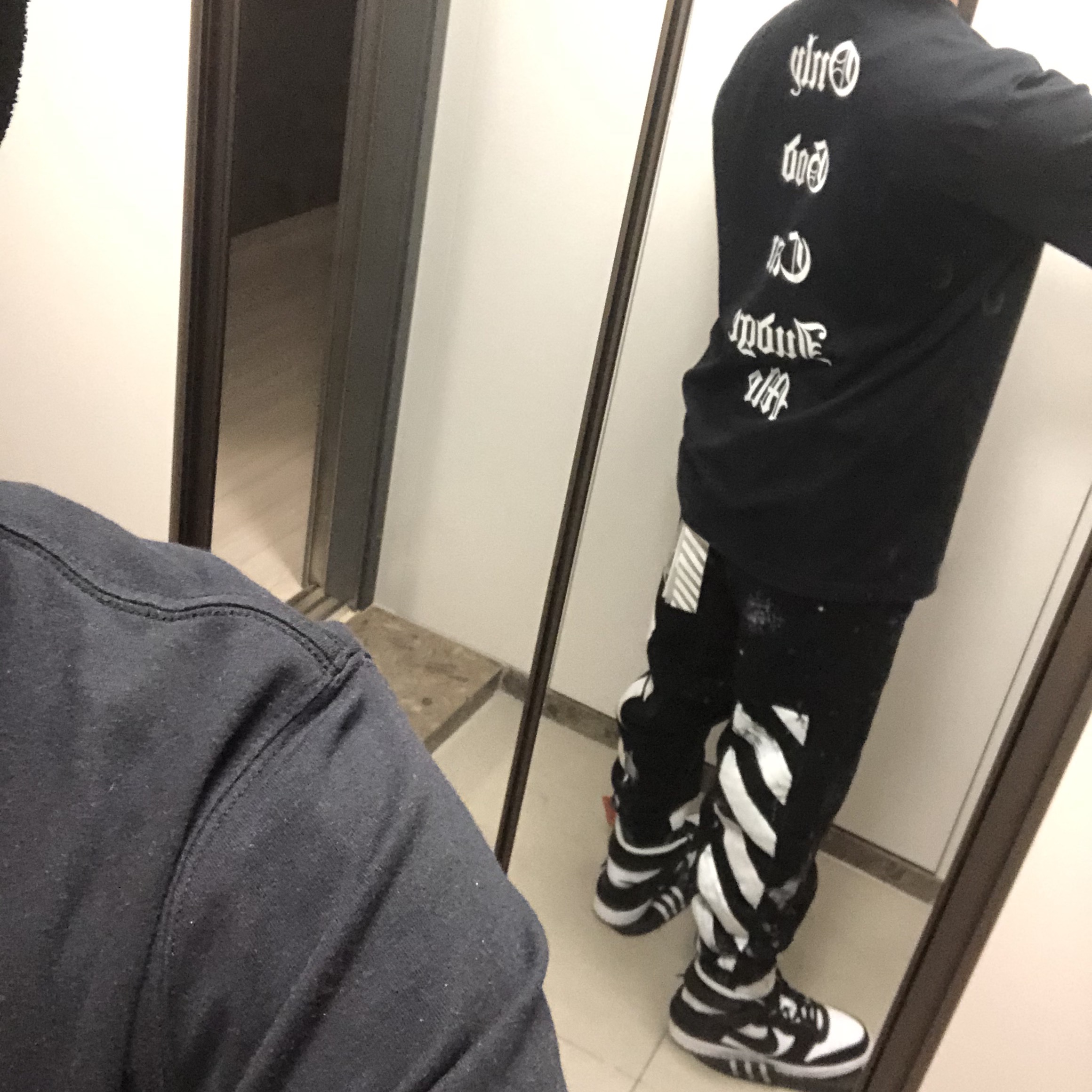 Nike x Ambush Dunk High Black 착용 스타일