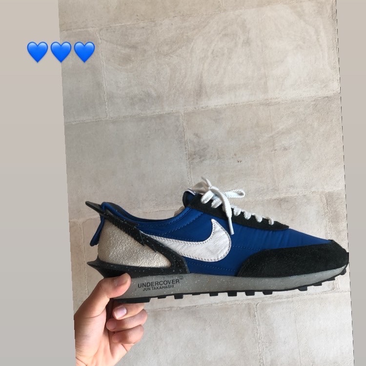 Nike x Undercover Daybreak Blue Jay 착용 스타일