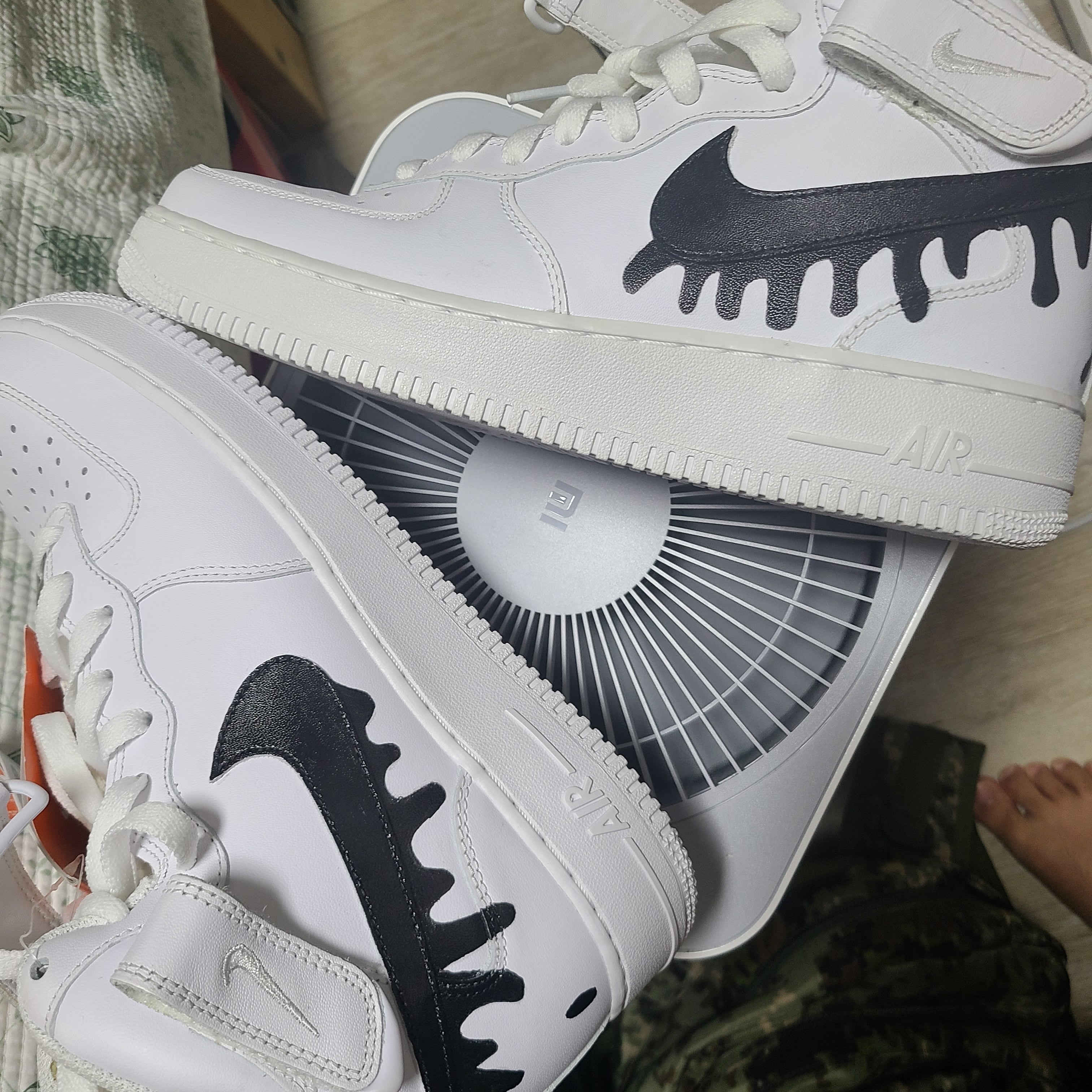 Nike Air Force 1 Mid '07 White 착용 스타일 - 1