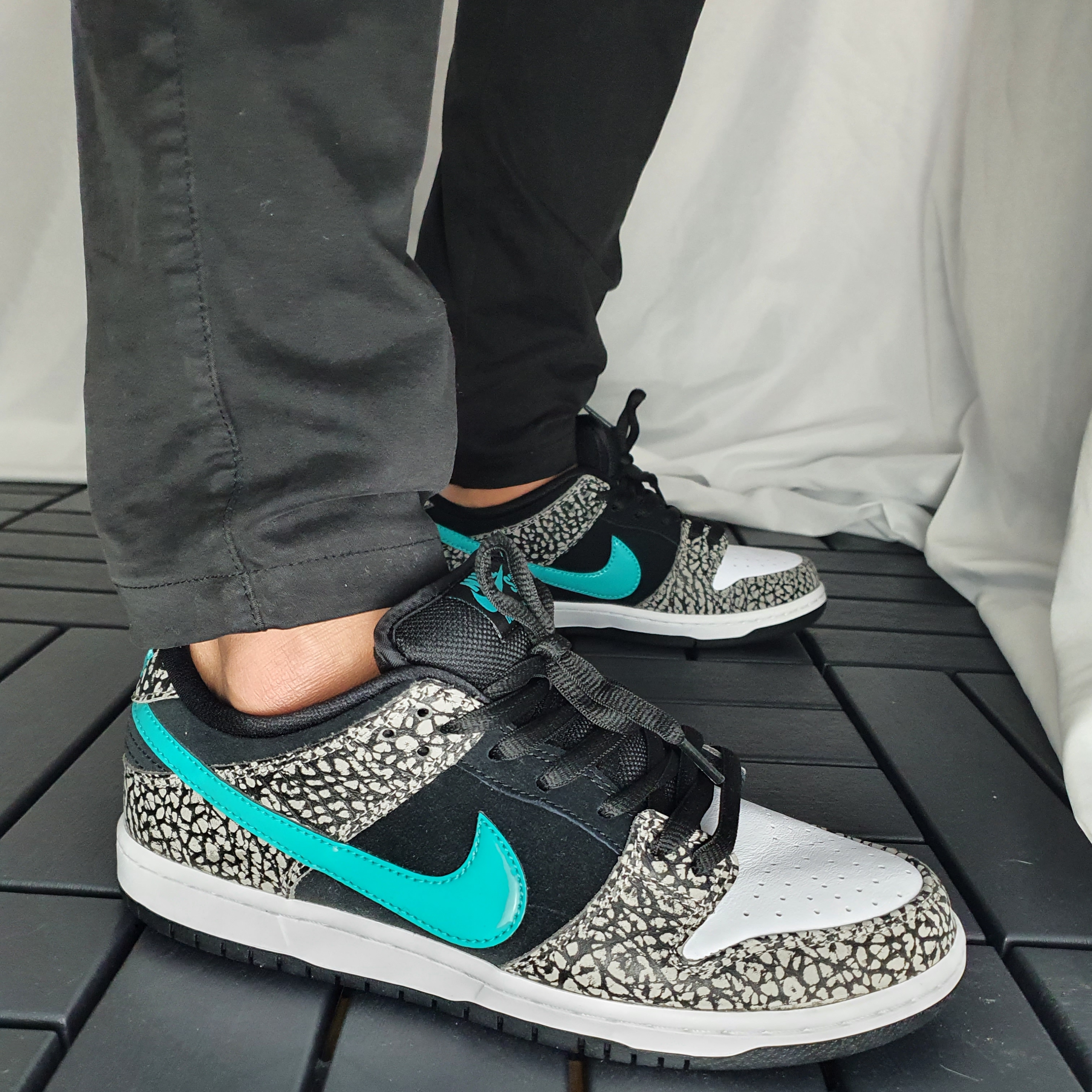 Nike SB Dunk Low Pro Clear Jade 착용 스타일 - 4