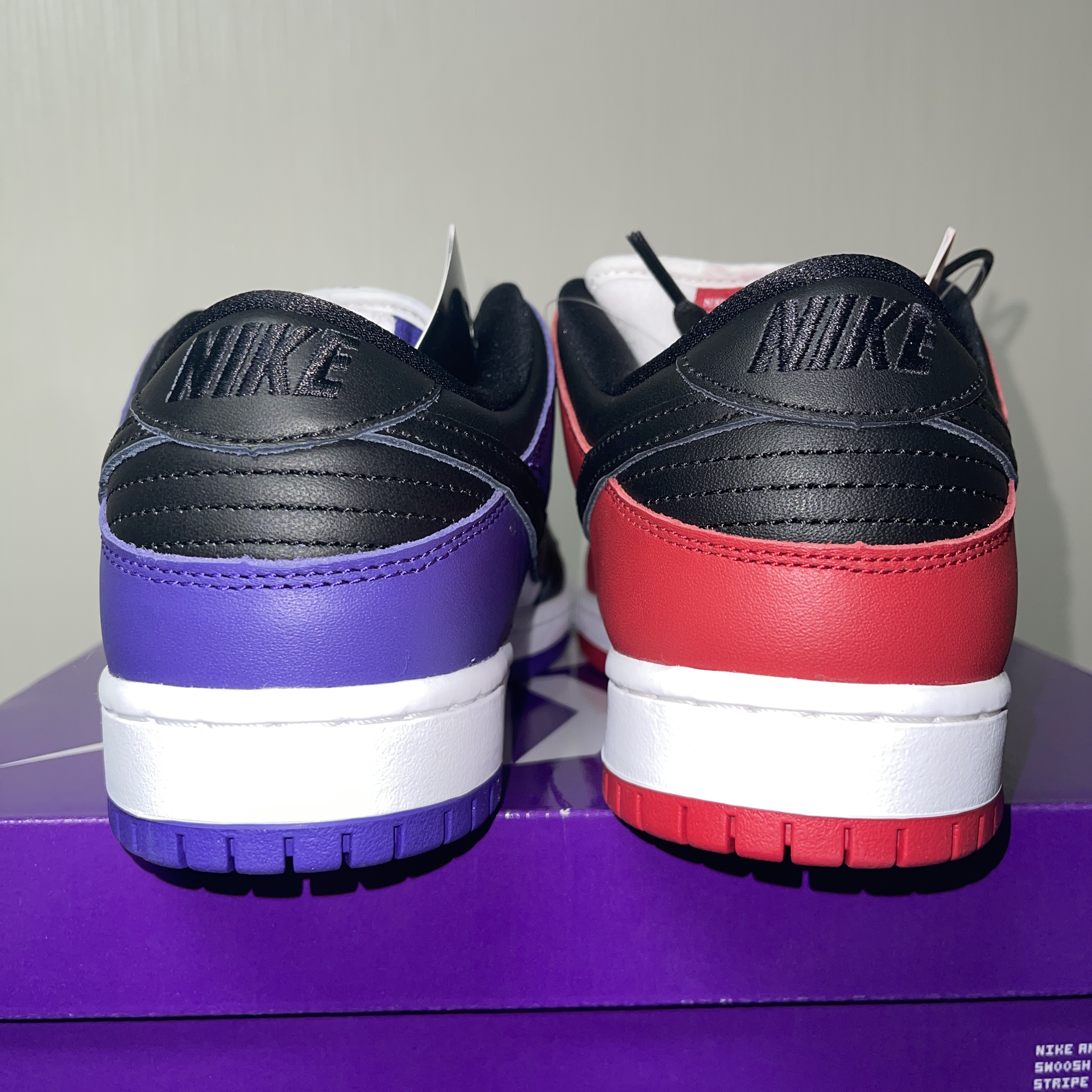 Nike SB Dunk Low Pro Chicago, Nike SB Dunk Low Pro Court Purple 착용 스타일 - 4