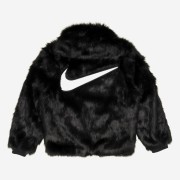 (W) Nike x Ambush Reversible Faux-Fur Coat Black