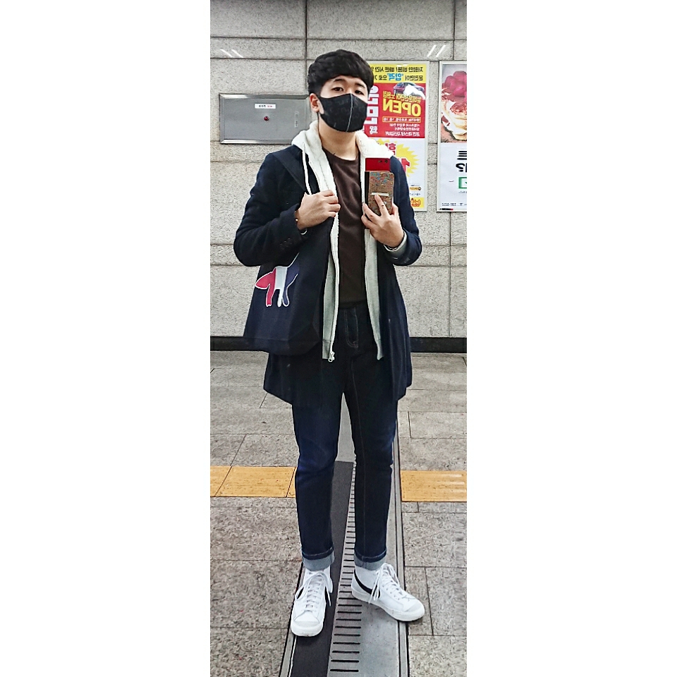Nike Blazer Mid '77 Vintage White Black 착용 스타일