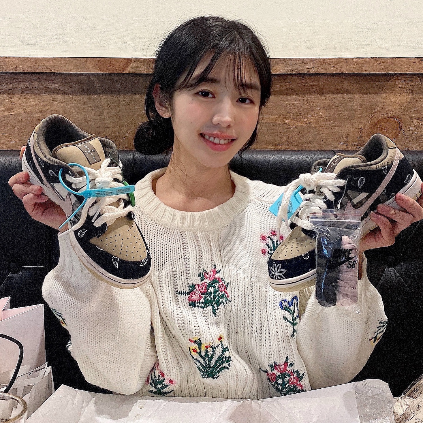 Nike x Travis Scott SB Dunk Low 착용 스타일
