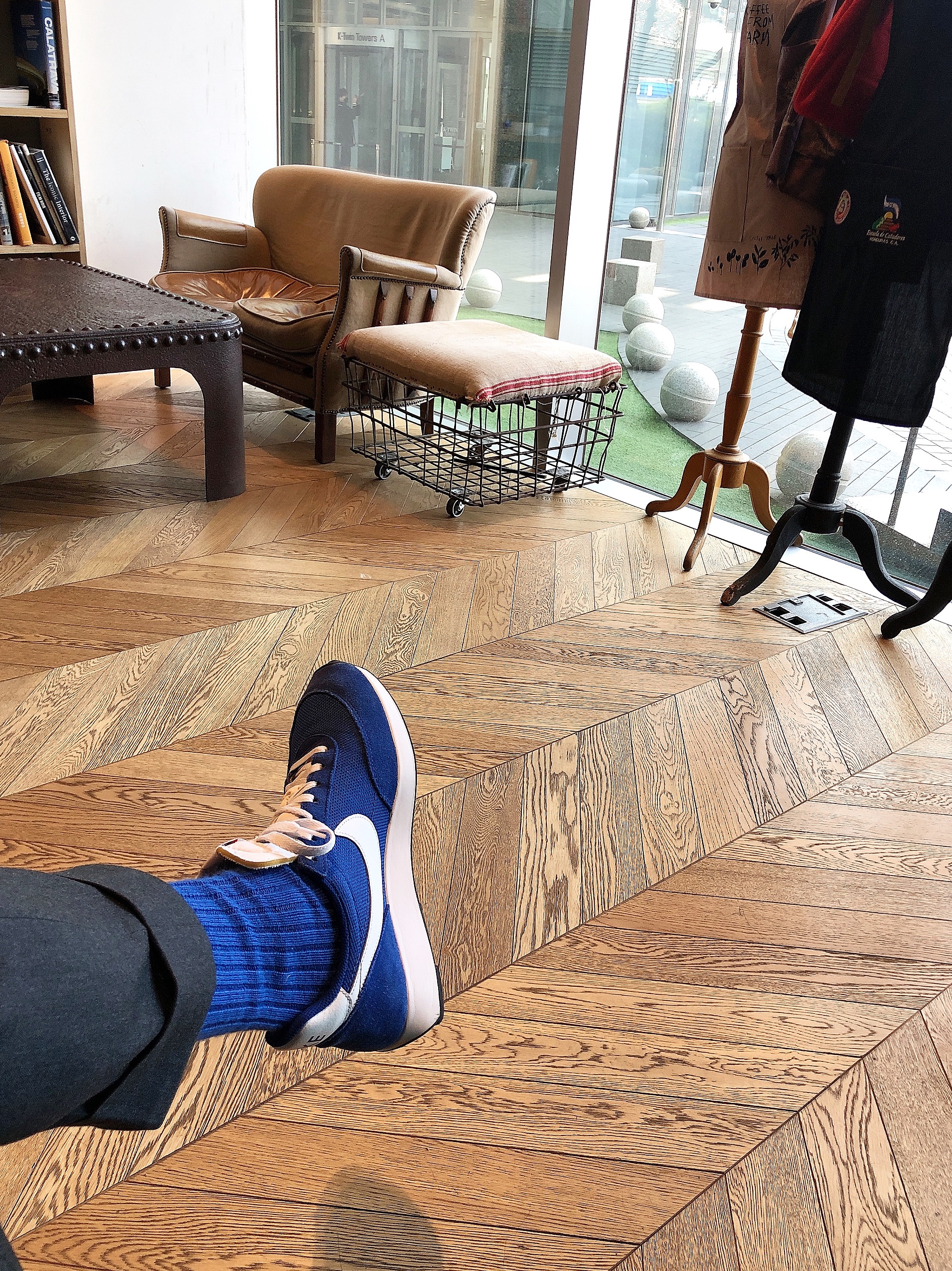 Nike Air Tailwind 79 Indigo Force 착용 스타일