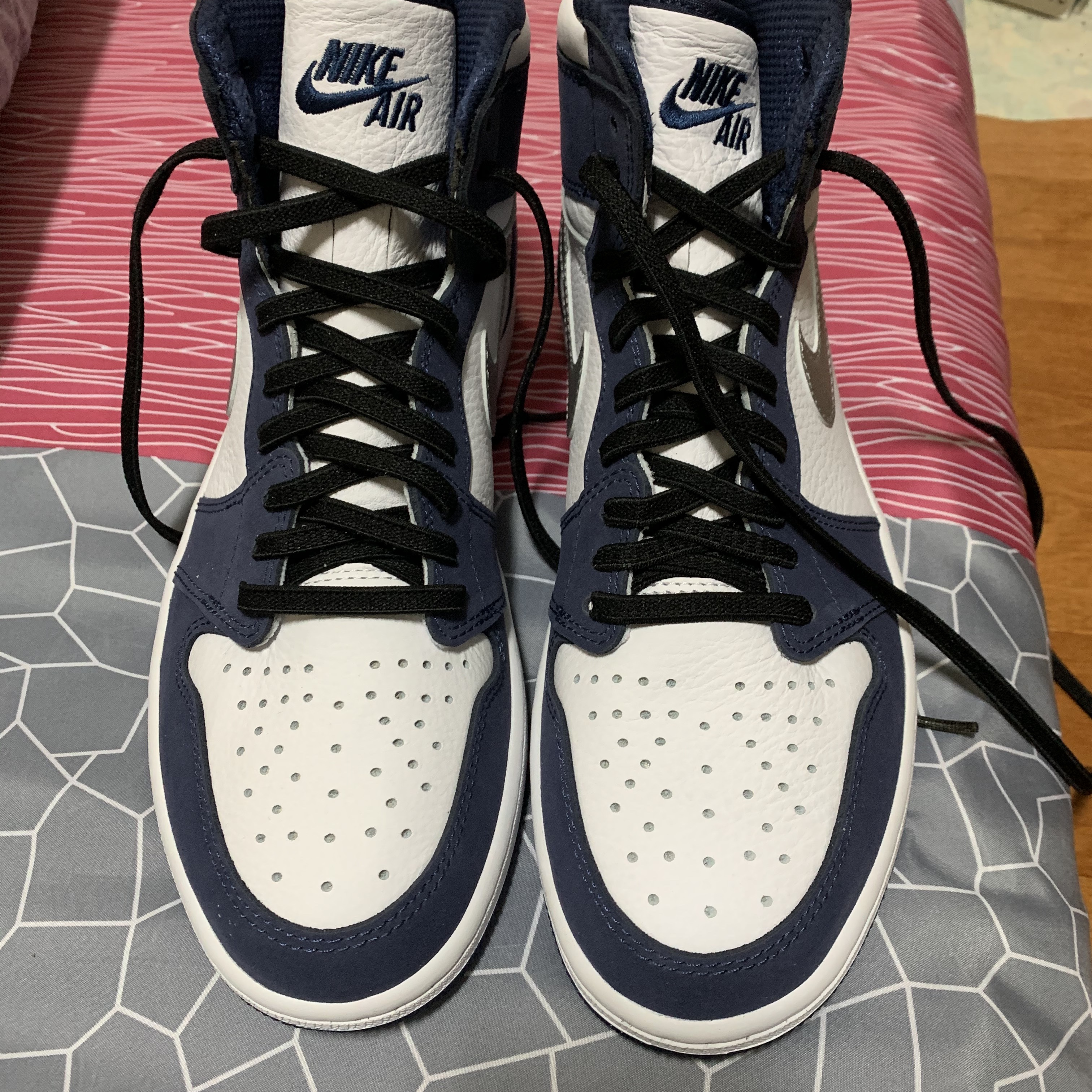 Jordan 1 Retro High OG CO.JP Midnight Navy 착용 스타일