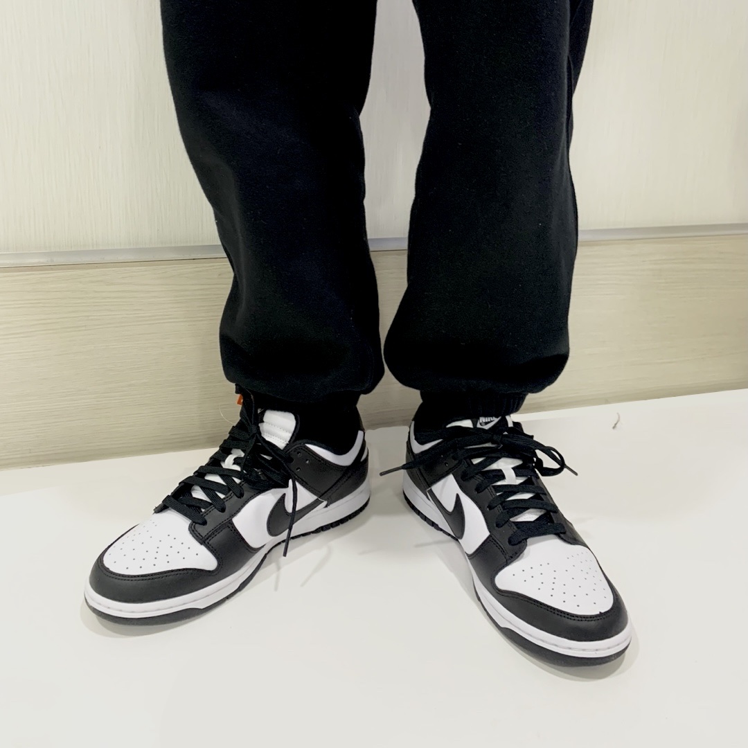 Nike Dunk Low Retro Black 착용 스타일