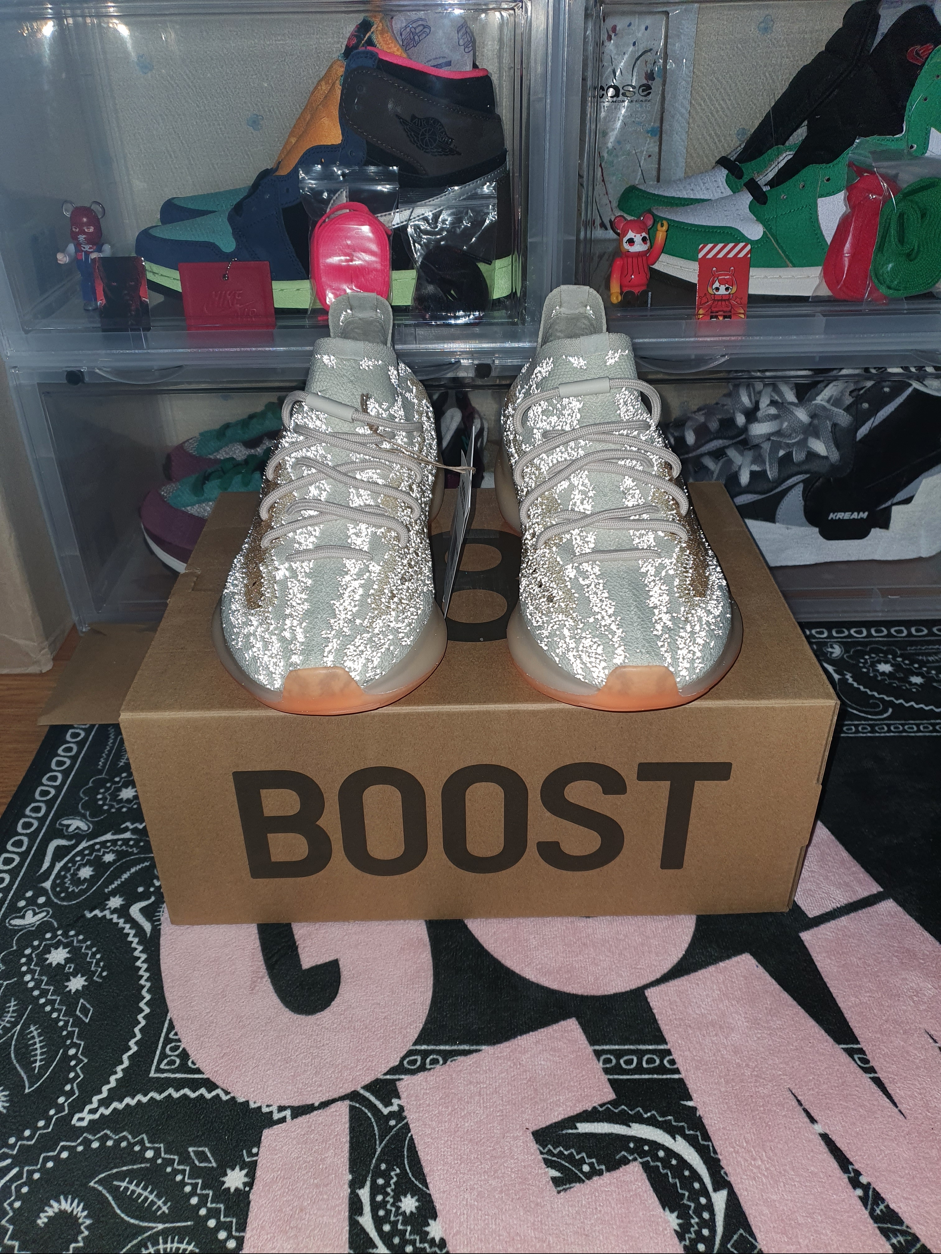 Adidas Yeezy Boost 380 Yecoraite - Reflective 착용 스타일 - 4