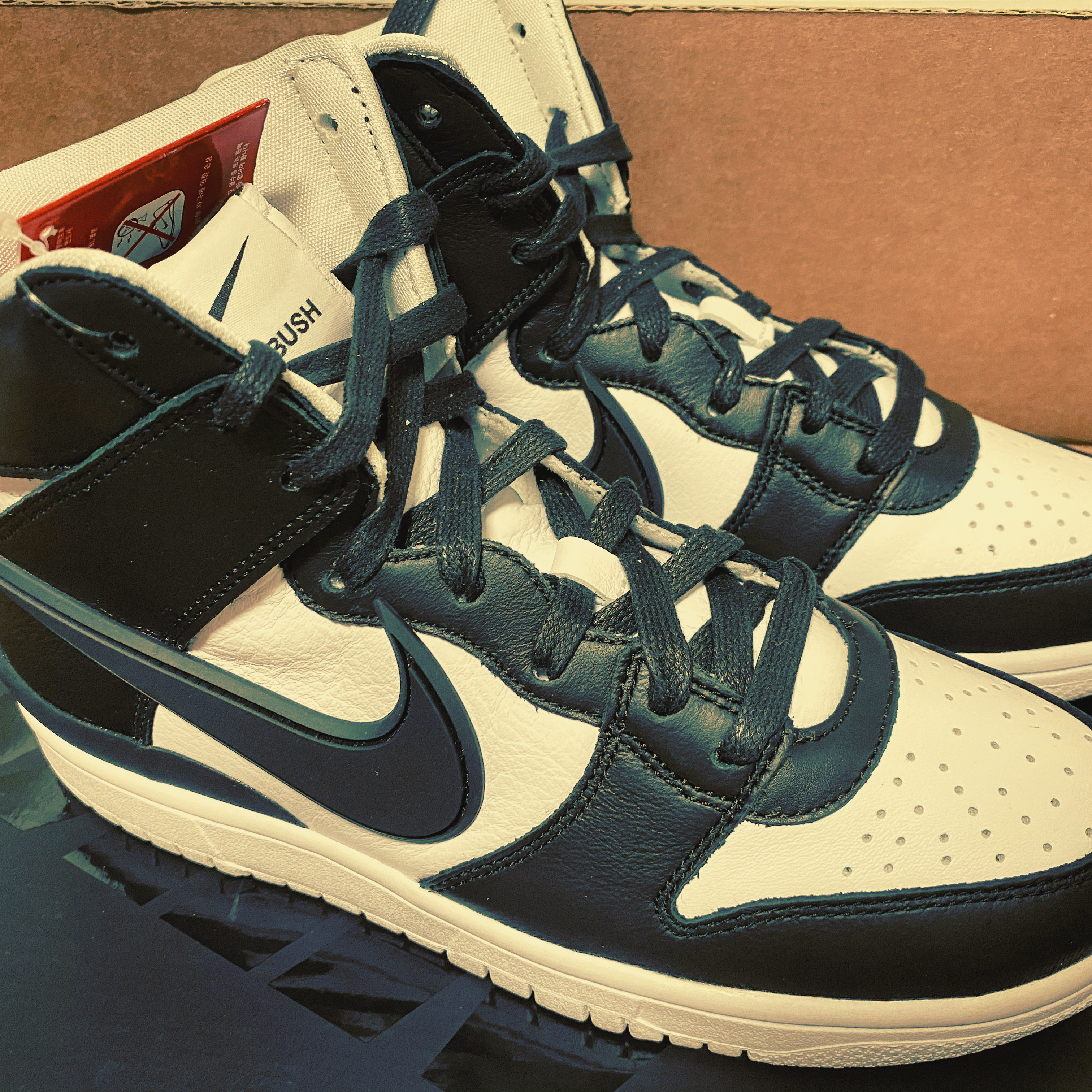 Nike x Ambush Dunk High Black 착용 스타일