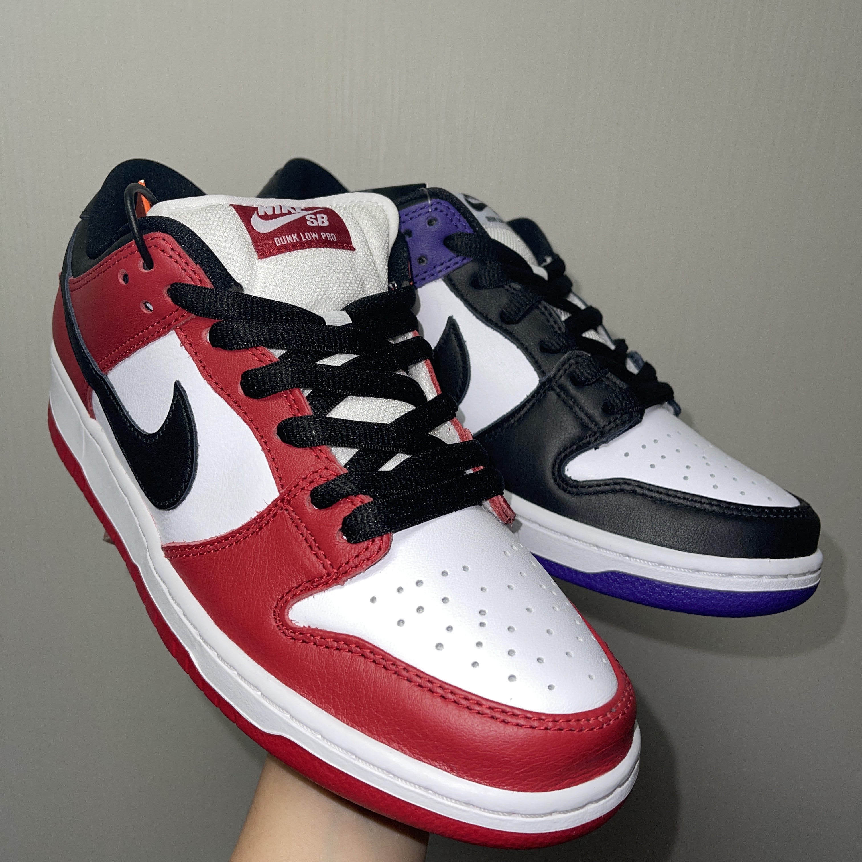 Nike SB Dunk Low Pro Chicago, Nike SB Dunk Low Pro Court Purple 착용 스타일 - 3