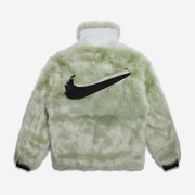 (W) Nike x Ambush Reversible Faux-Fur Coat Jade Horizon