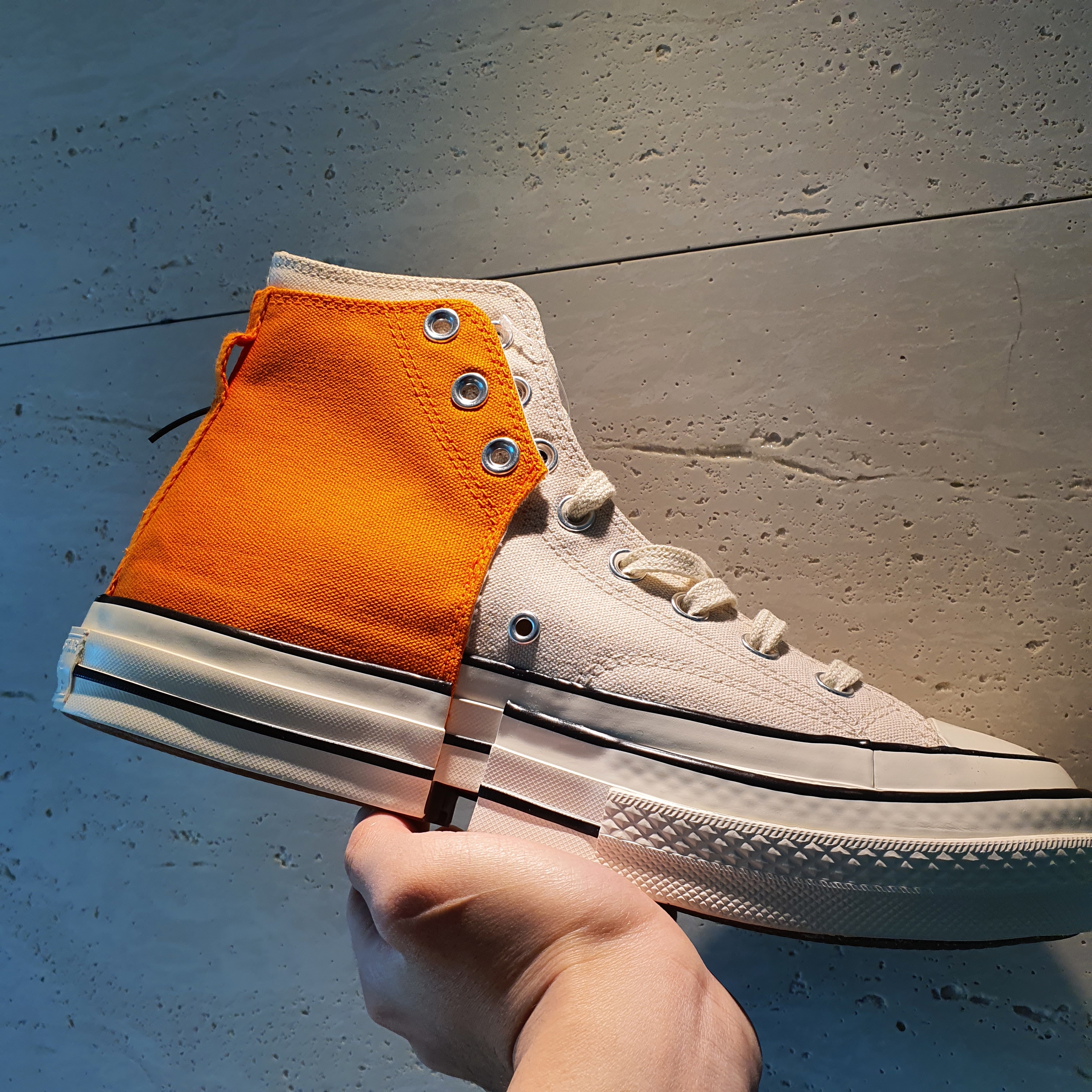 Converse x Feng Chen Wang Chuck 70 2-in-1 Persimmon Orange 착용 스타일 - 2