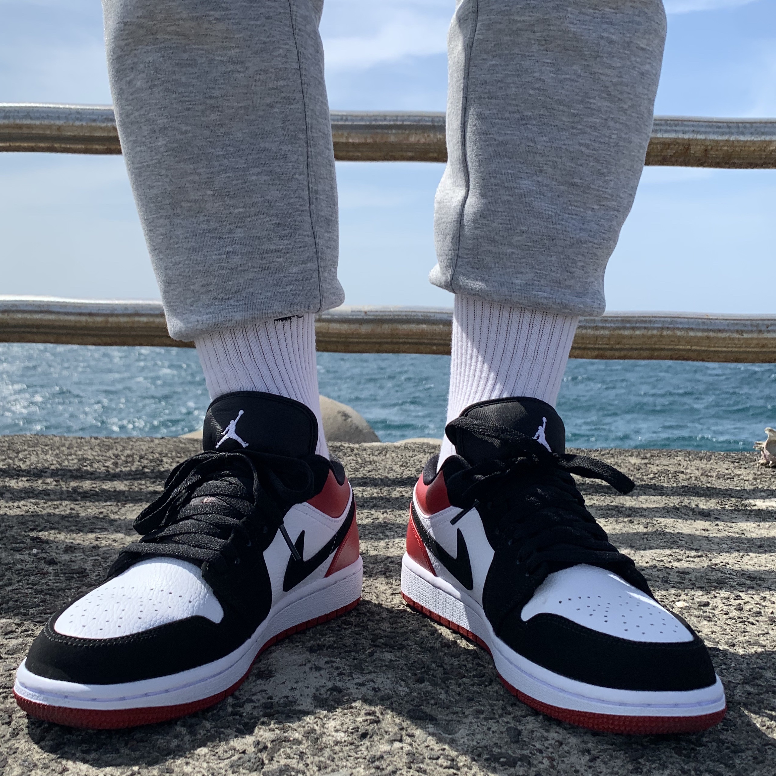 Jordan 1 Low Black Toe 착용 스타일