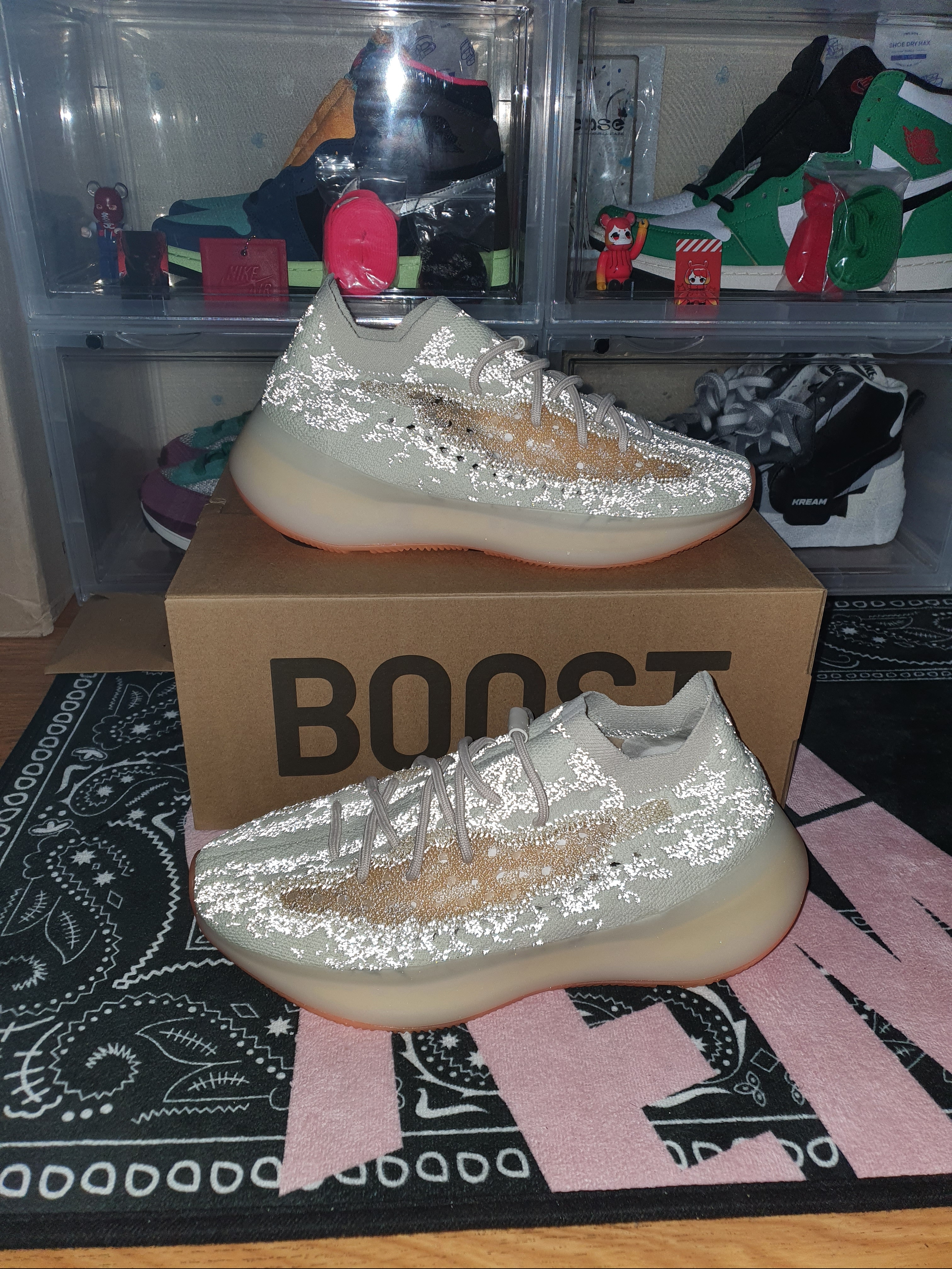 Adidas Yeezy Boost 380 Yecoraite - Reflective 착용 스타일 - 5
