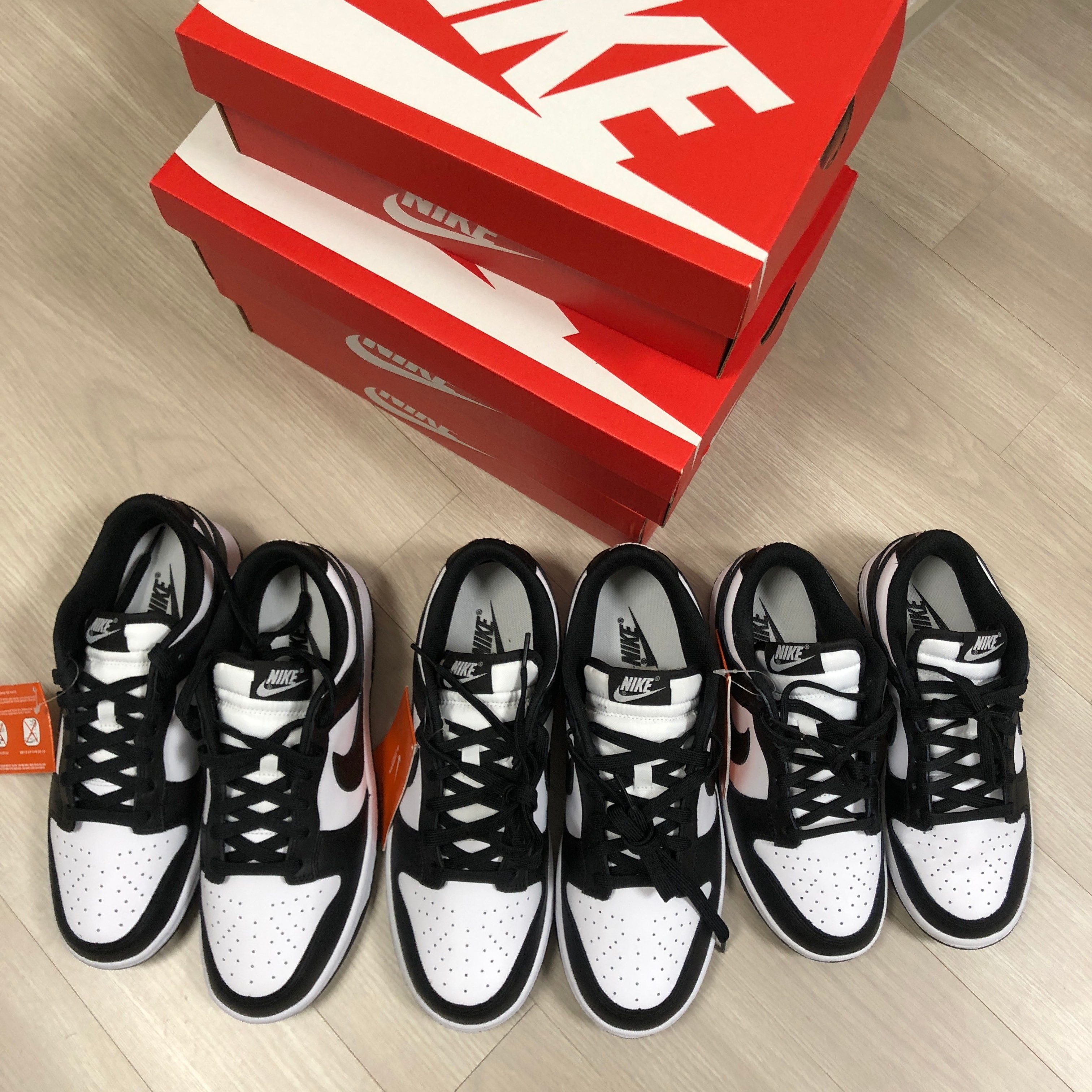 Nike Dunk Low Retro Black, (W) Nike Dunk Low Black 착용 스타일 - 2