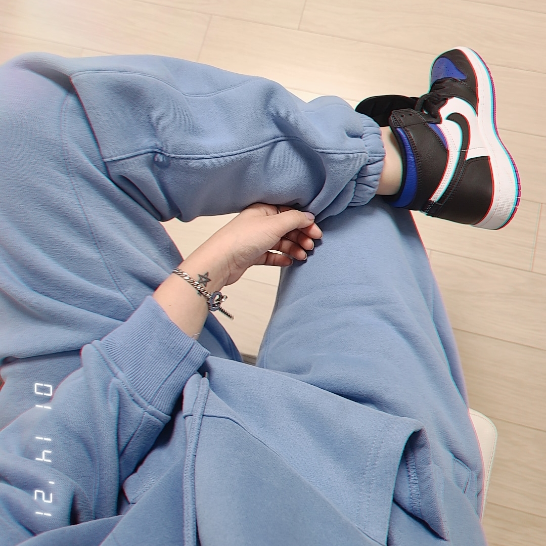 (GS) Jordan 1 Retro High OG Royal Toe 착용 스타일