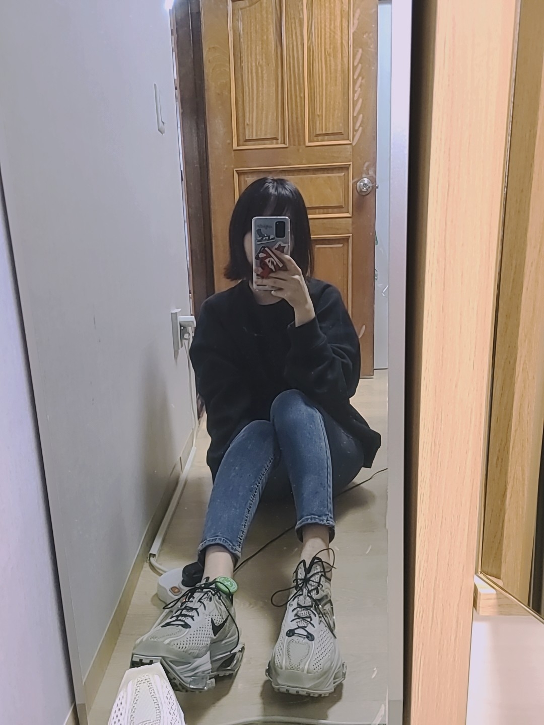 Essentials 3D Silicon Applique Crewneck Dark Slate/Black 2020, Nike x Matthew M Williams Zoom 004 Stone 착용 스타일 - 3