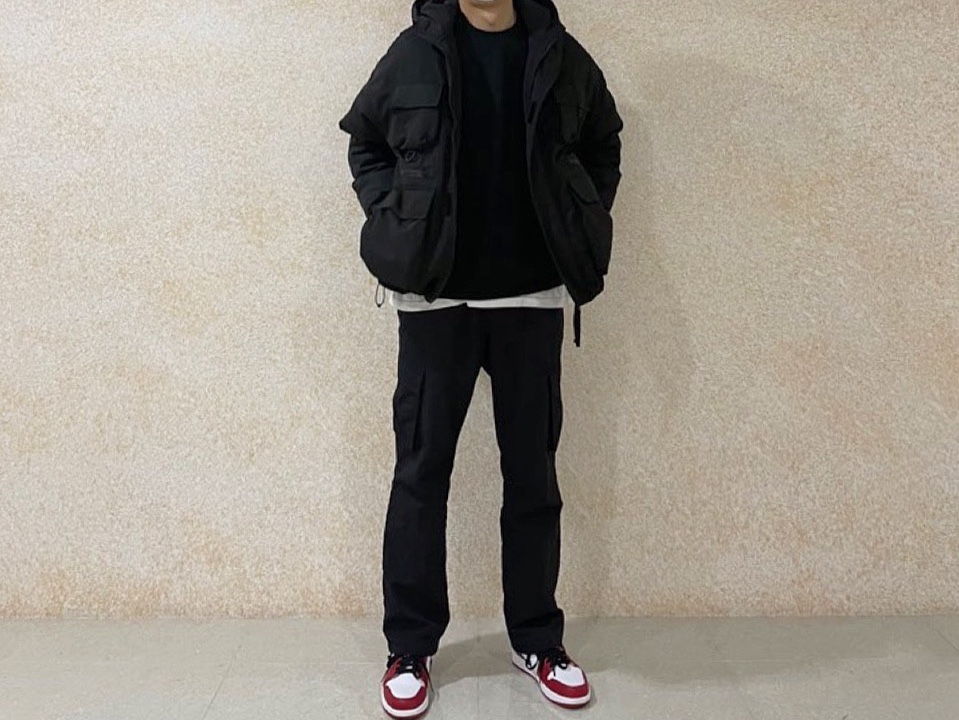 Jordan 1 Low Gym Red White 착용 스타일