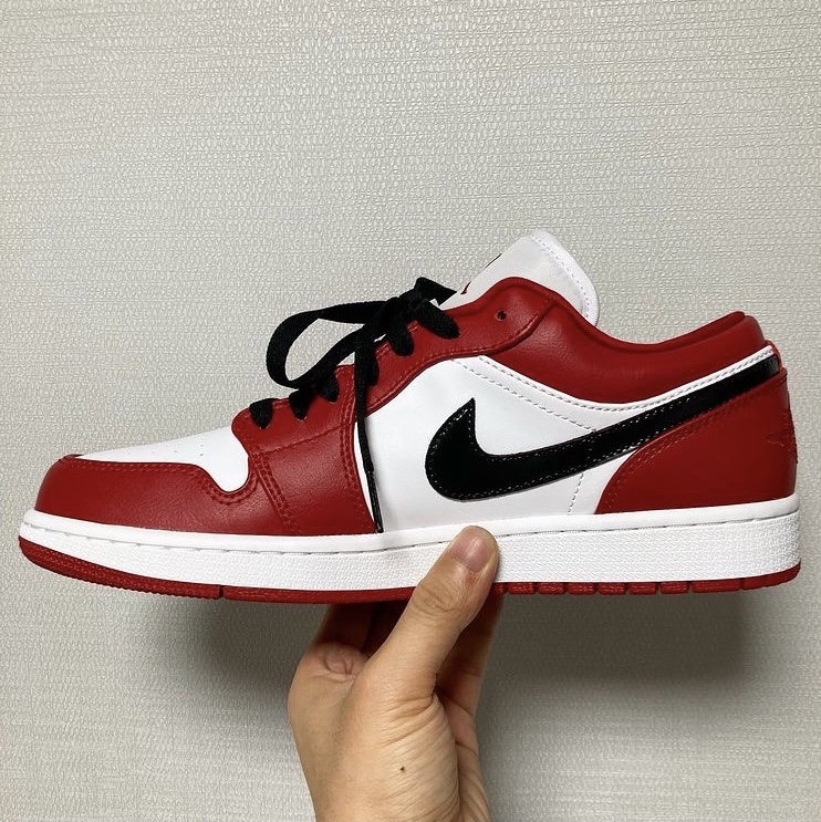 Jordan 1 Low Gym Red White 착용 스타일