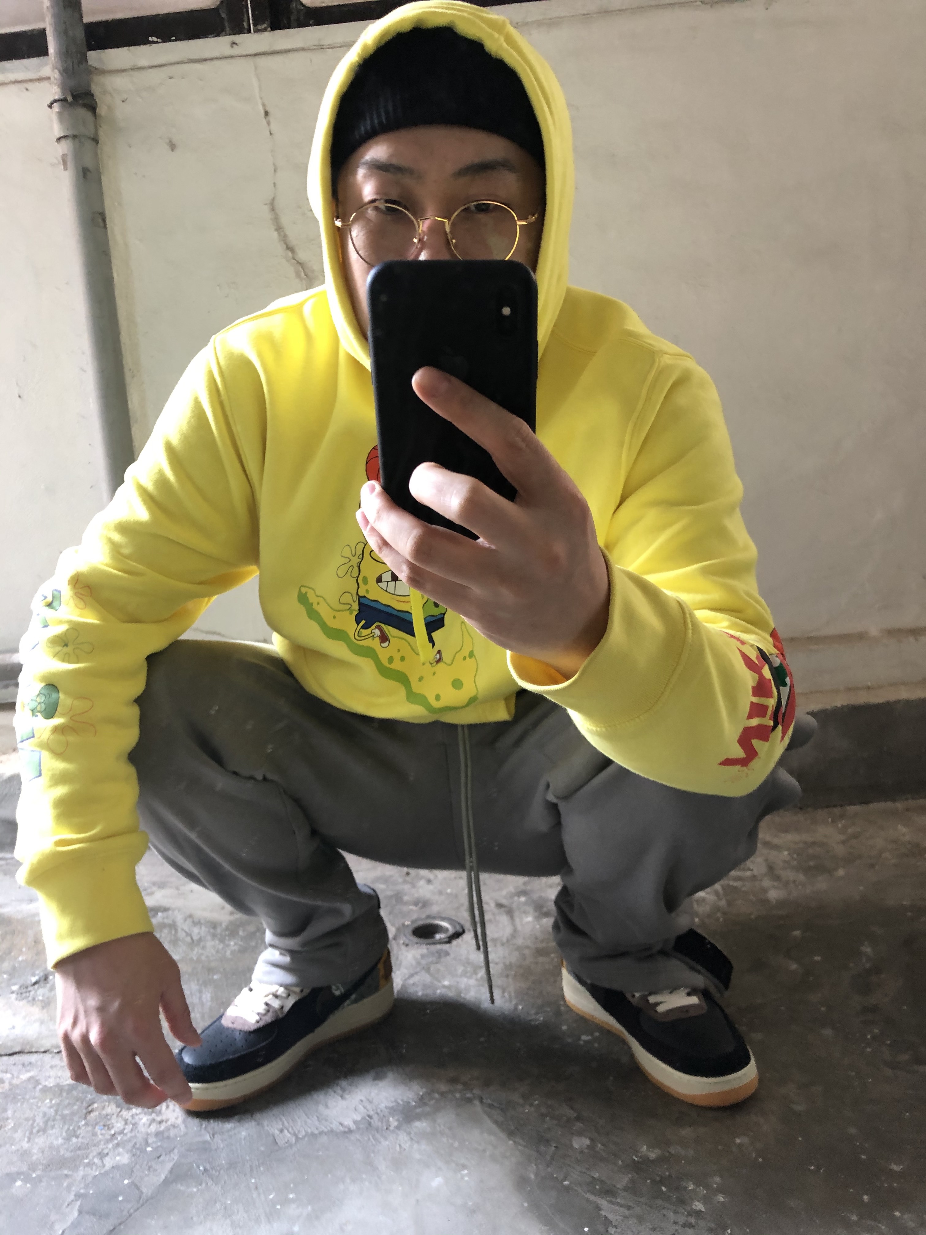Nike x Travis Scott Air Force 1 Low Cactus Jack 착용 스타일