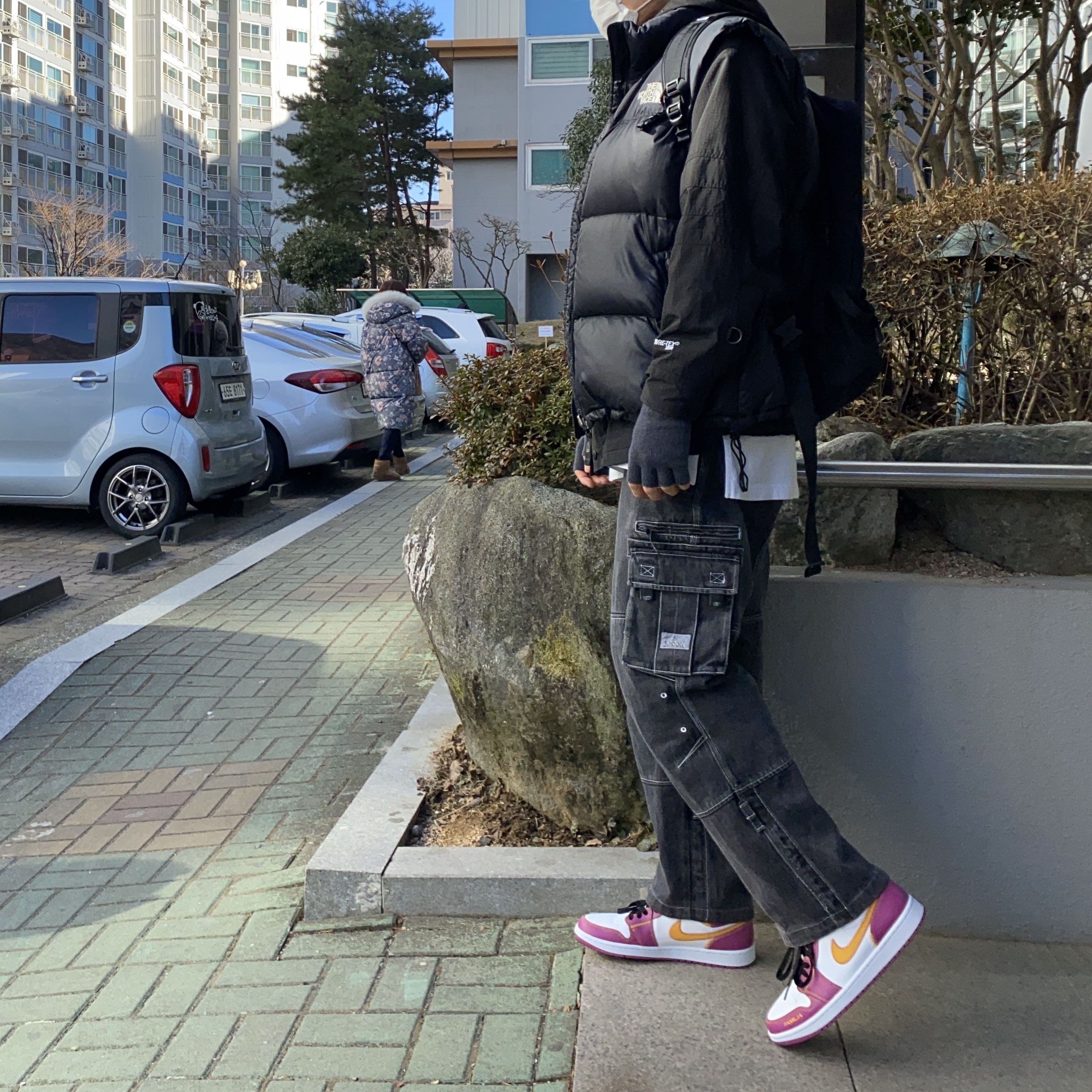Jordan 1 Mid DOD Familia 착용 스타일 - 2