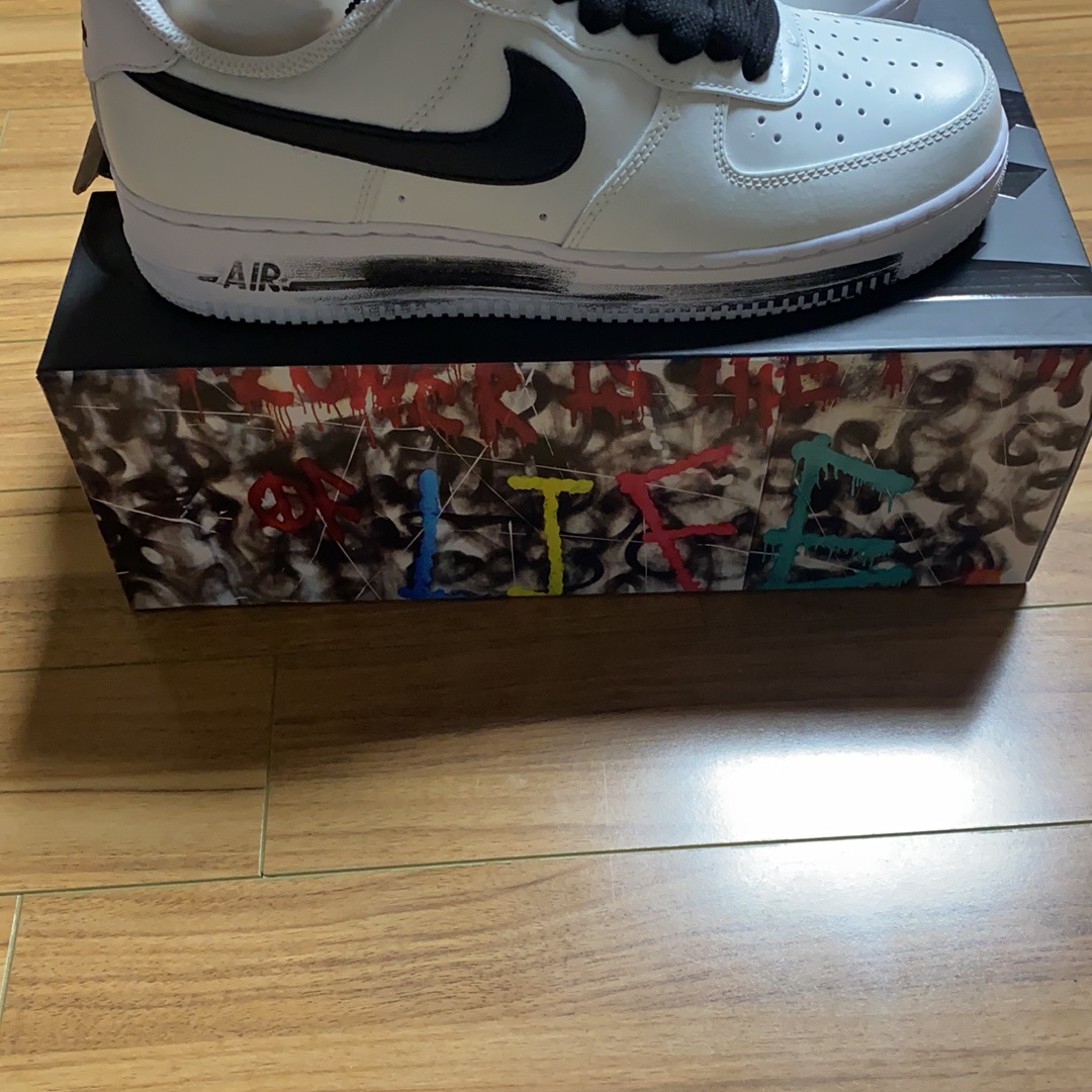 Nike x Peaceminusone Air Force 1 Low Para-Noise 2.0 착용 스타일 - 3