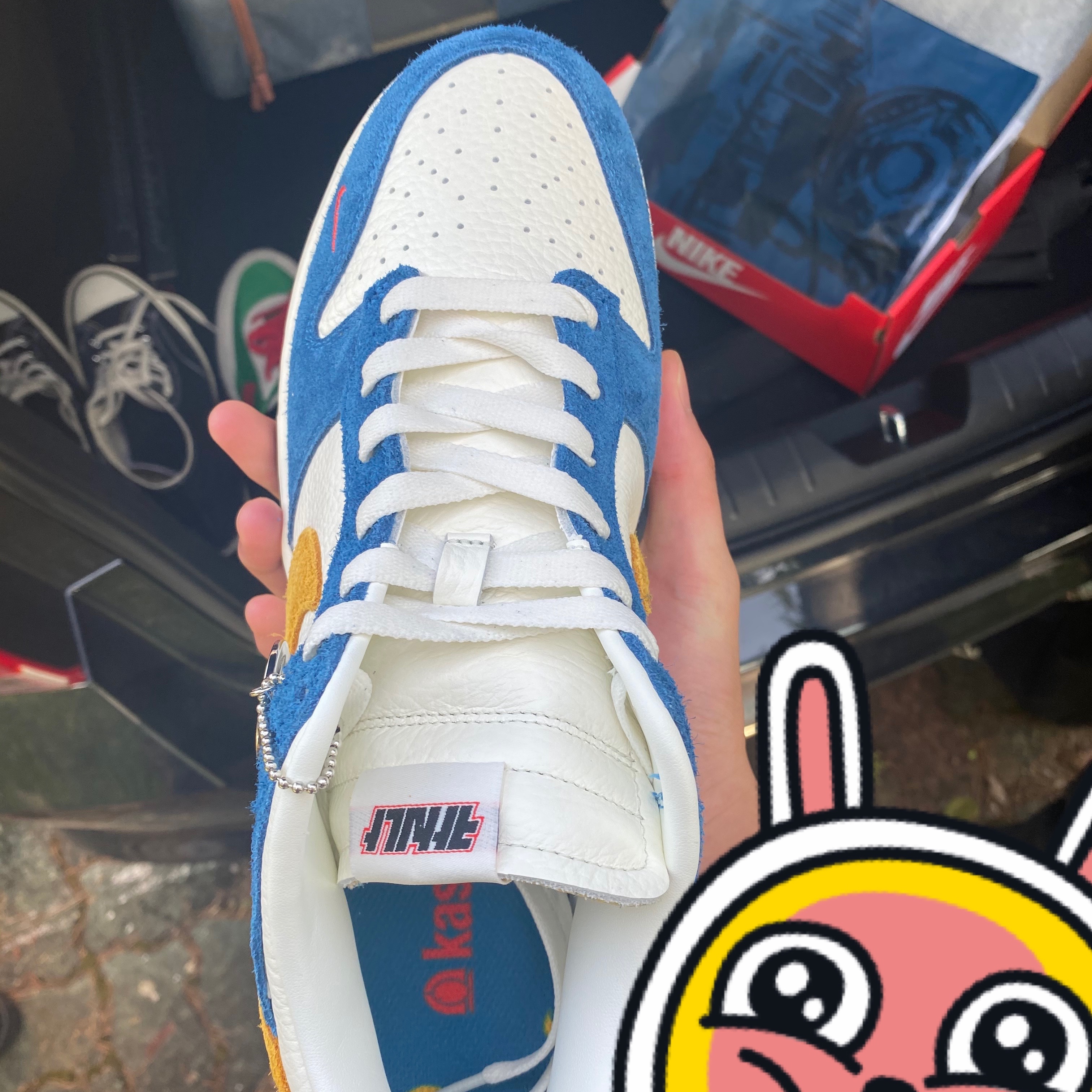 Nike x Kasina Dunk Low 80's Bus 착용 스타일 - 1
