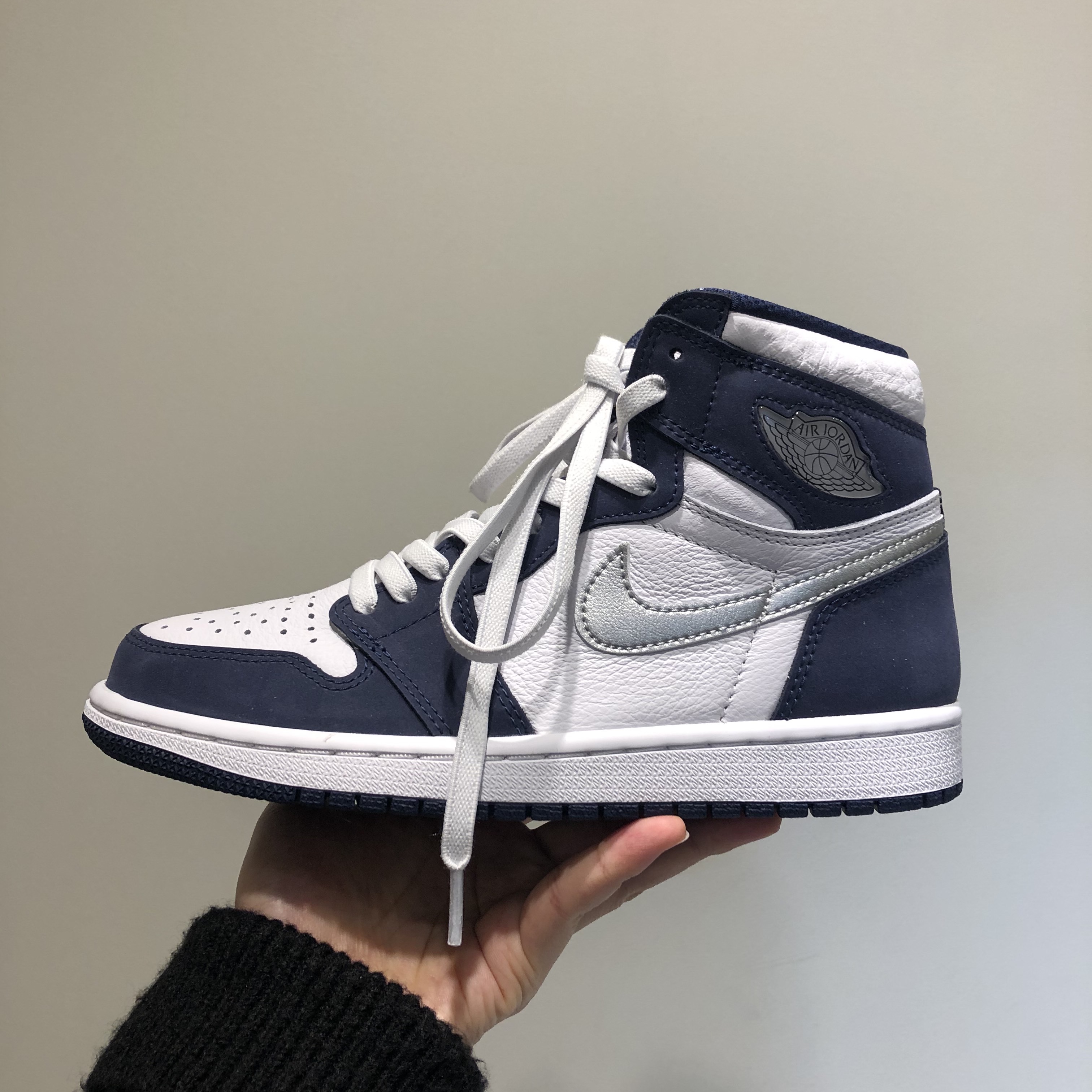 Jordan 1 Retro High OG CO.JP Midnight Navy 착용 스타일
