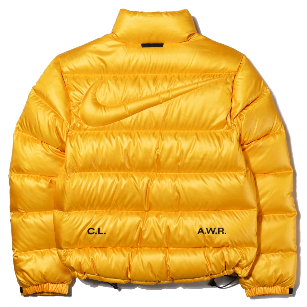 Nike x Drake Nocta Puffer Jacket University Gold - Asia 착용 스타일 - 3