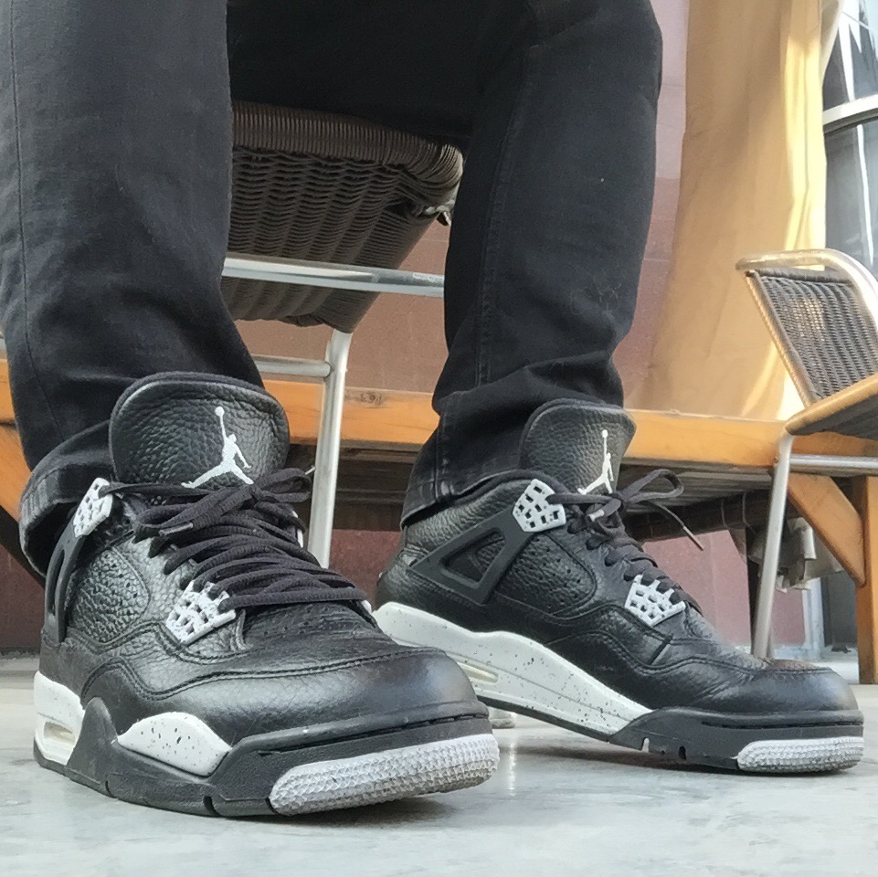 Jordan 4 Retro Oreo 2015 착용 스타일 - 2