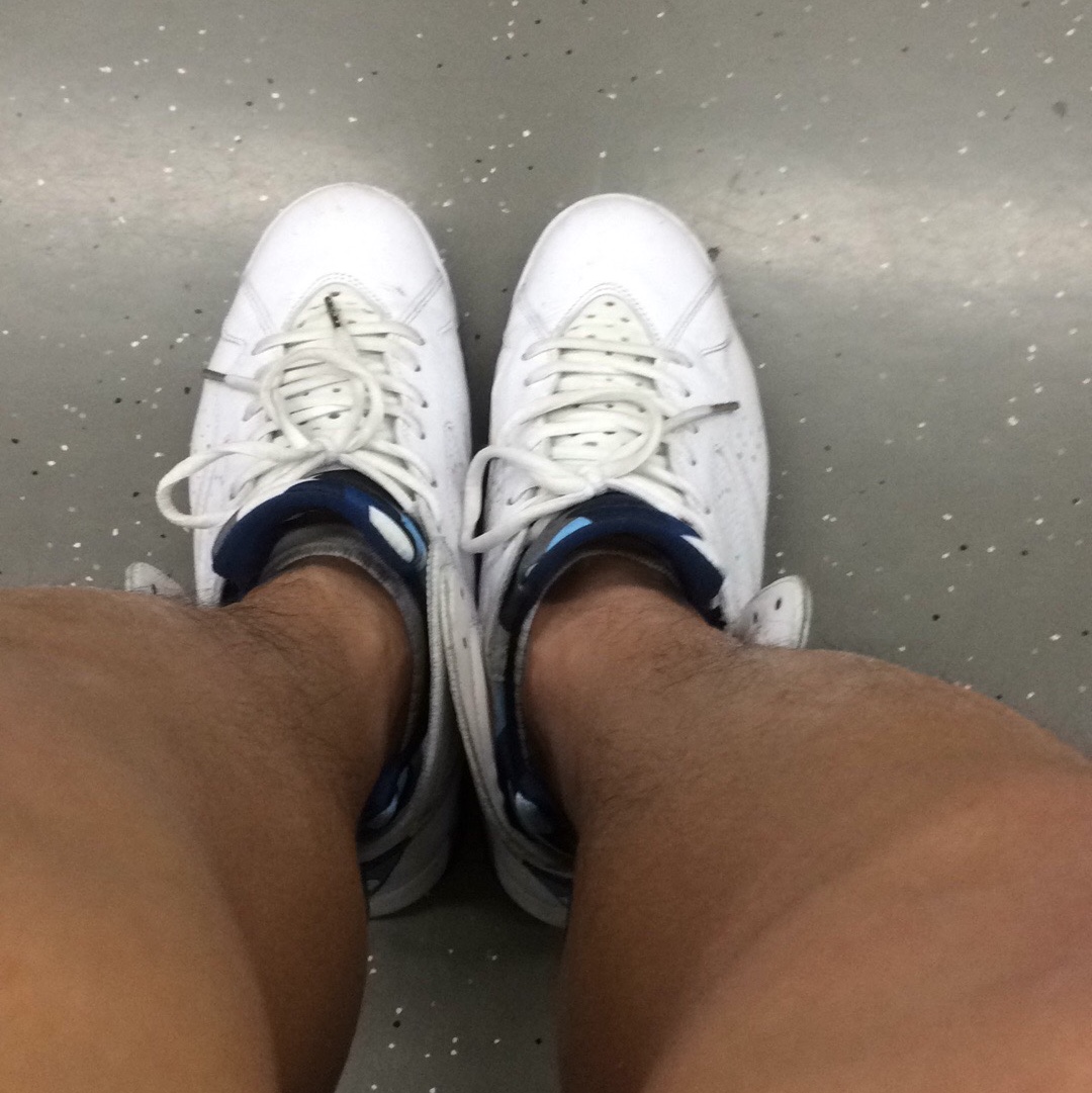 Jordan 7 Retro French Blue 2015 착용 스타일 - 2