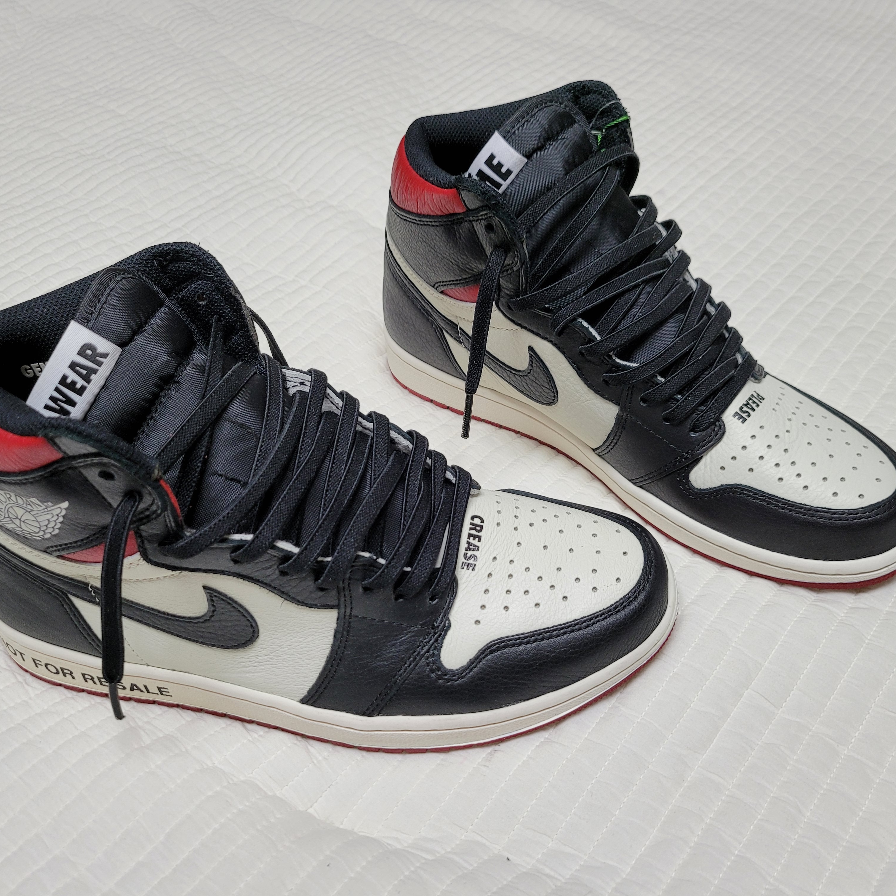 Jordan 1 Retro High Not for Resale Varsity Red 착용 스타일 - 2